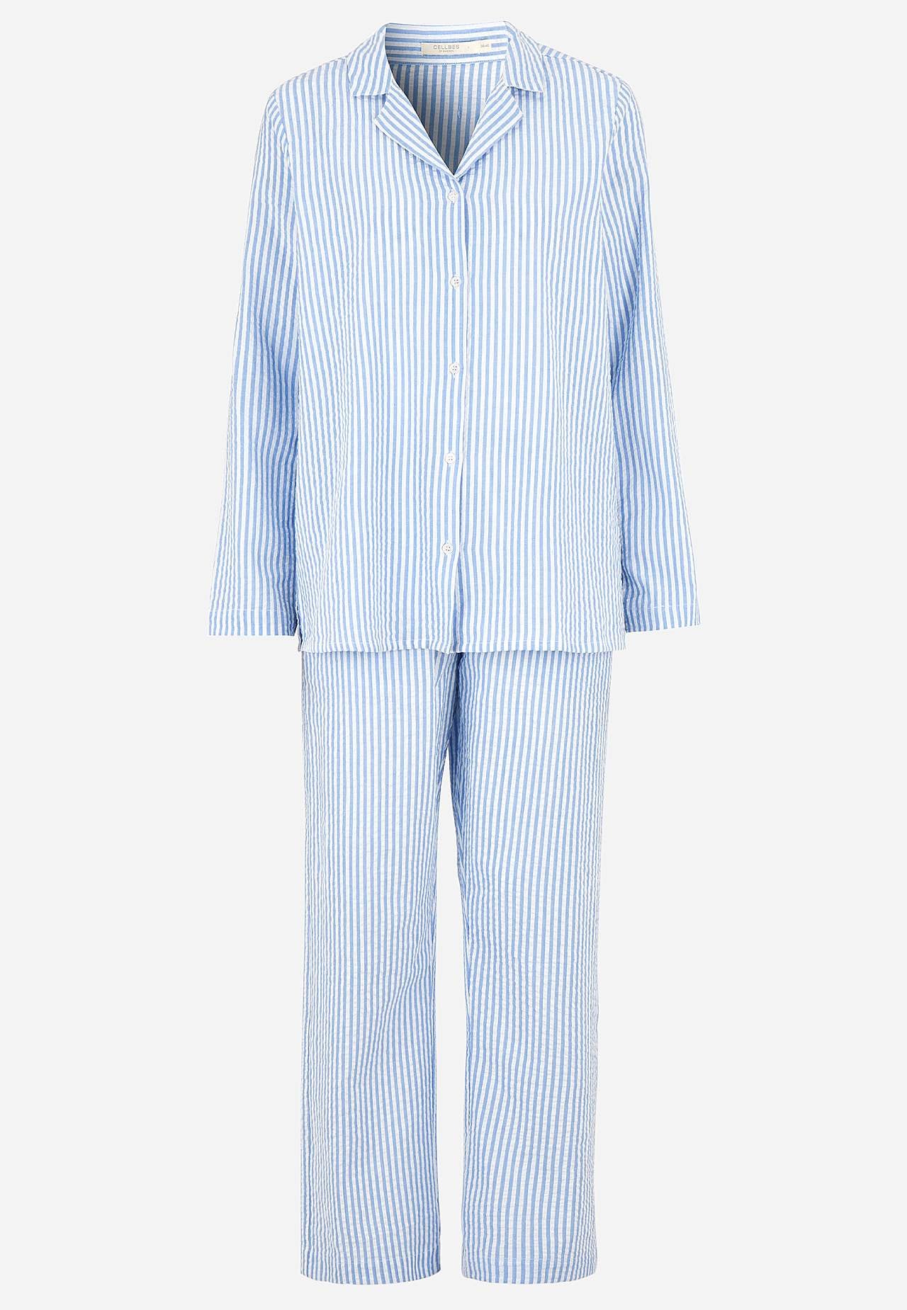 Pyjama van seersucker
