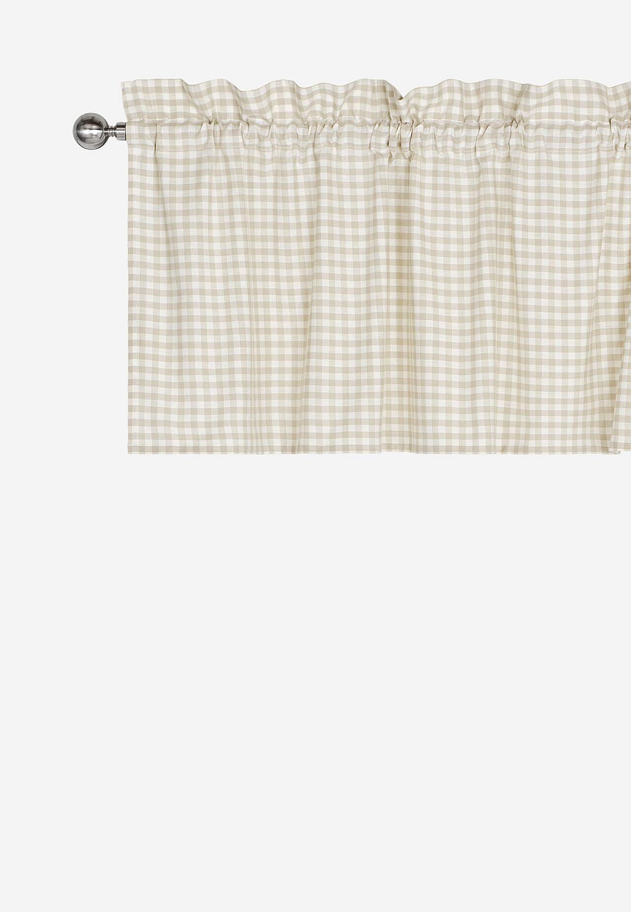 Gevlochten en geruite gordijnkast