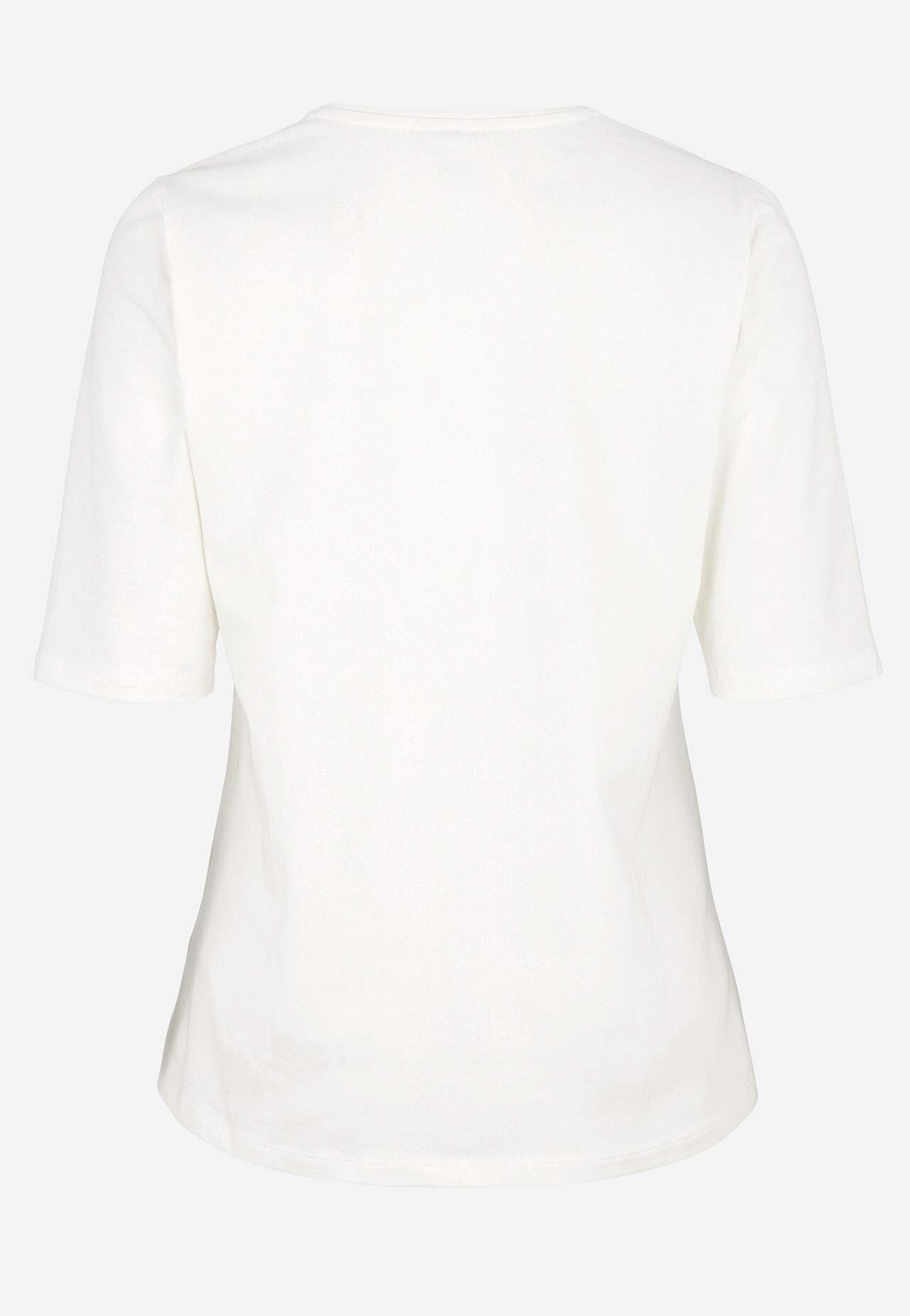 Jersey-topje met inrimpeling