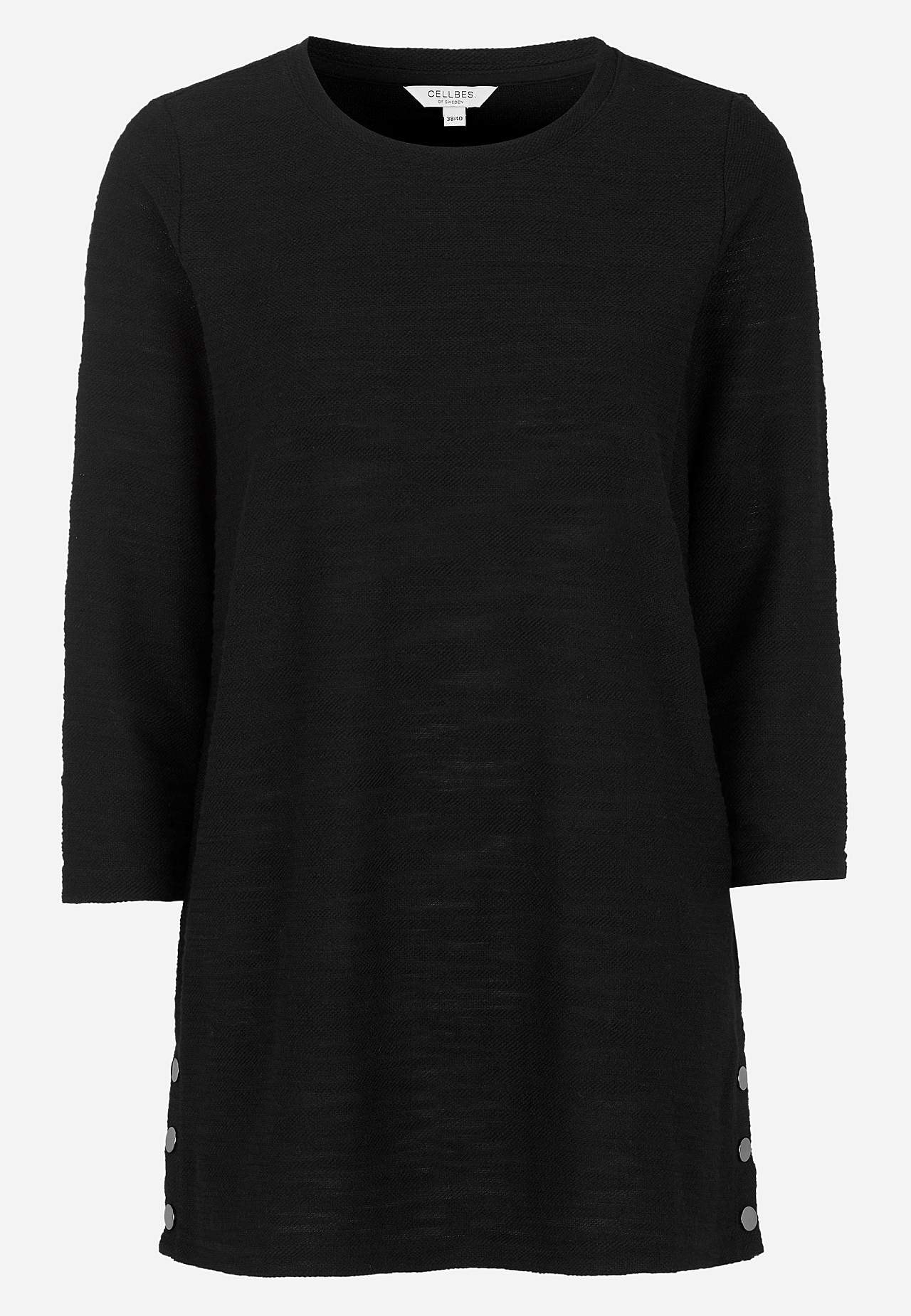 Jersey tuniek met structuur