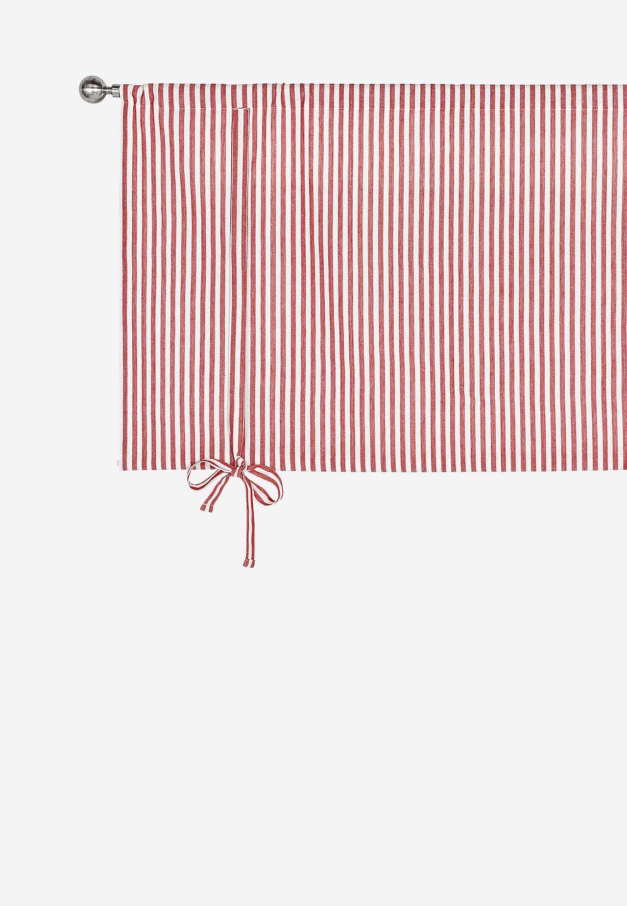 Gevlochten en gestreept vouwgordijn