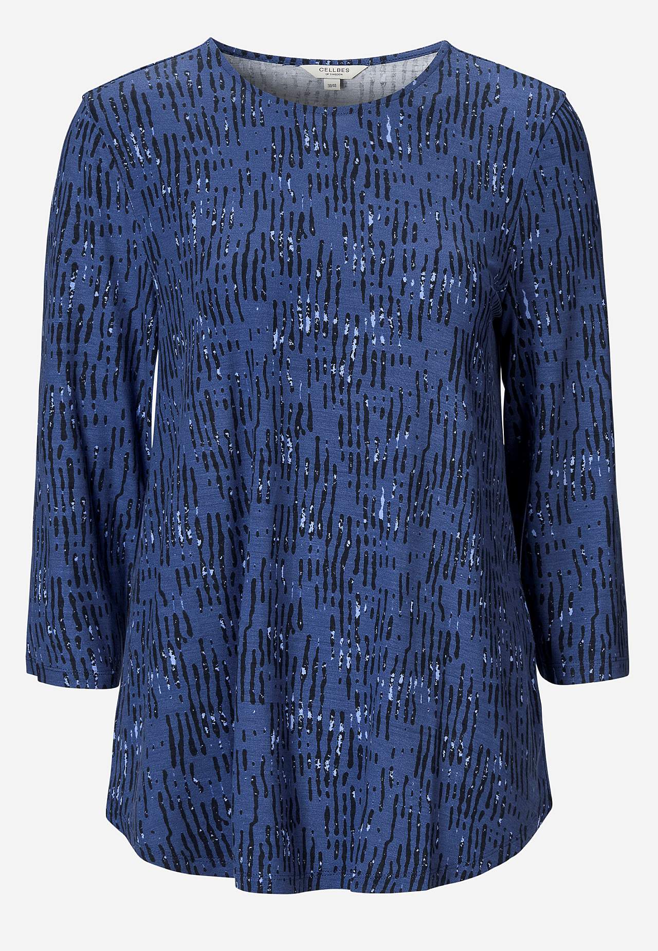 Jersey-topje met 3/4 mouw