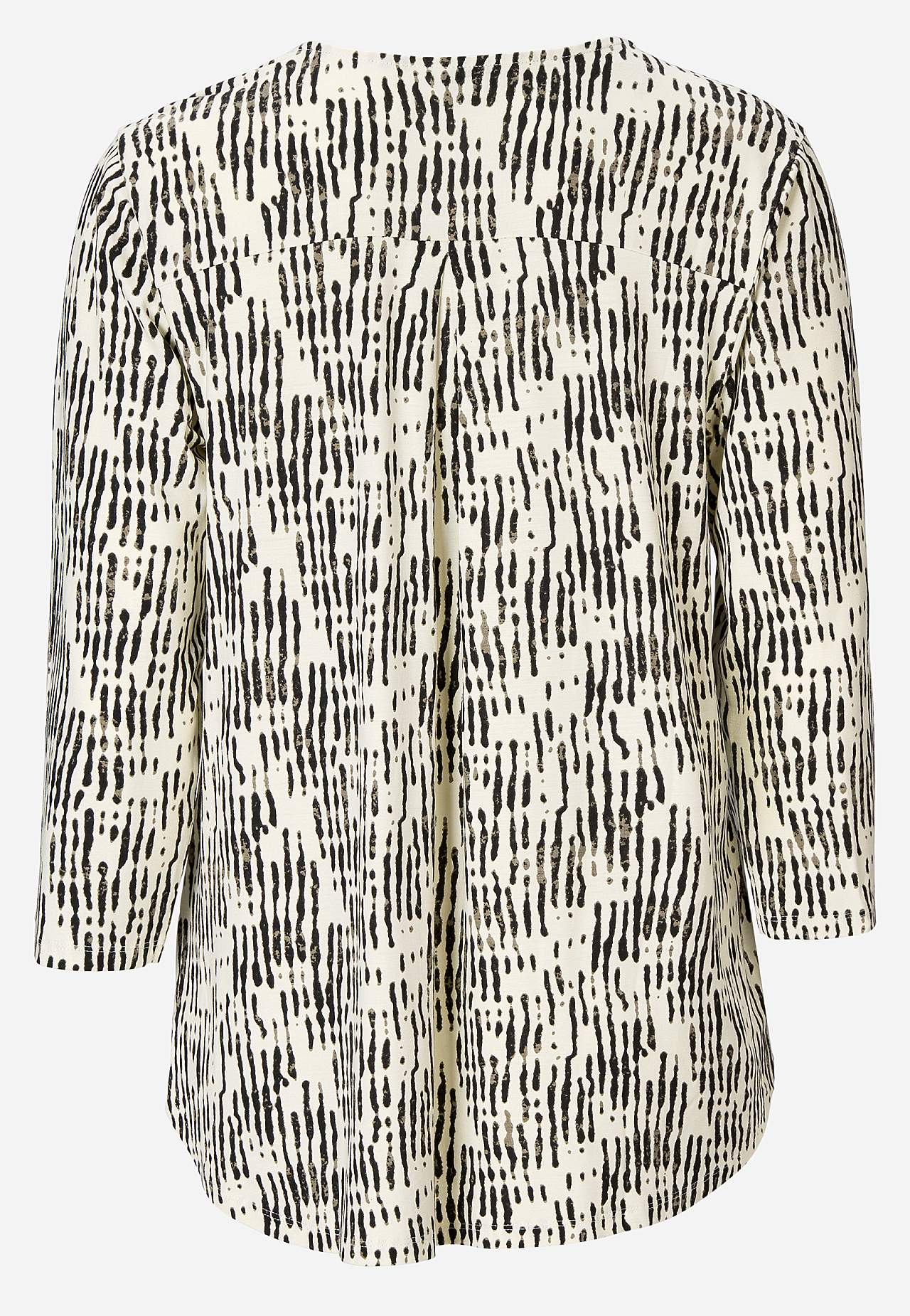 Jersey-topje met 3/4 mouw