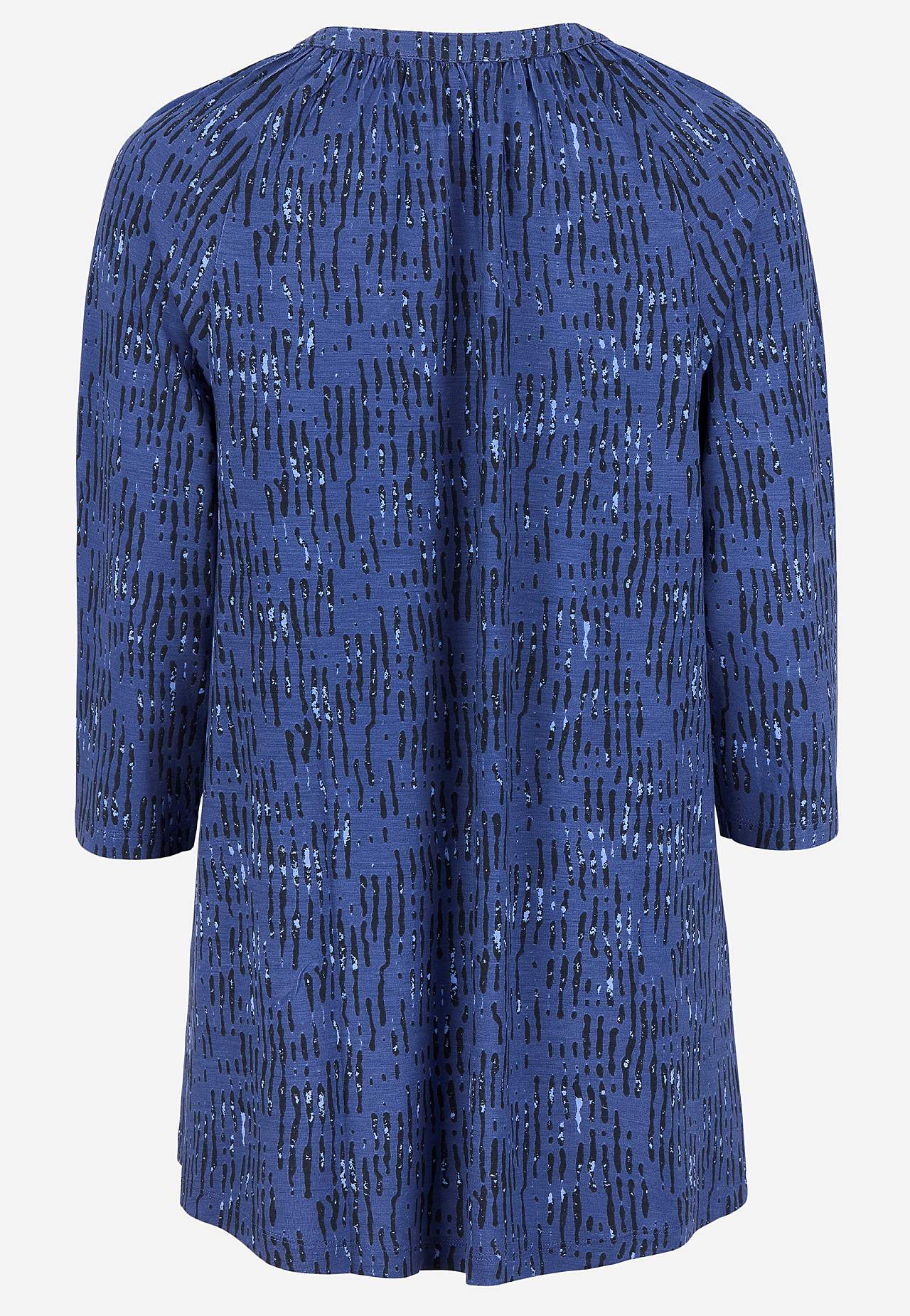 Jersey tuniek met een v-hals