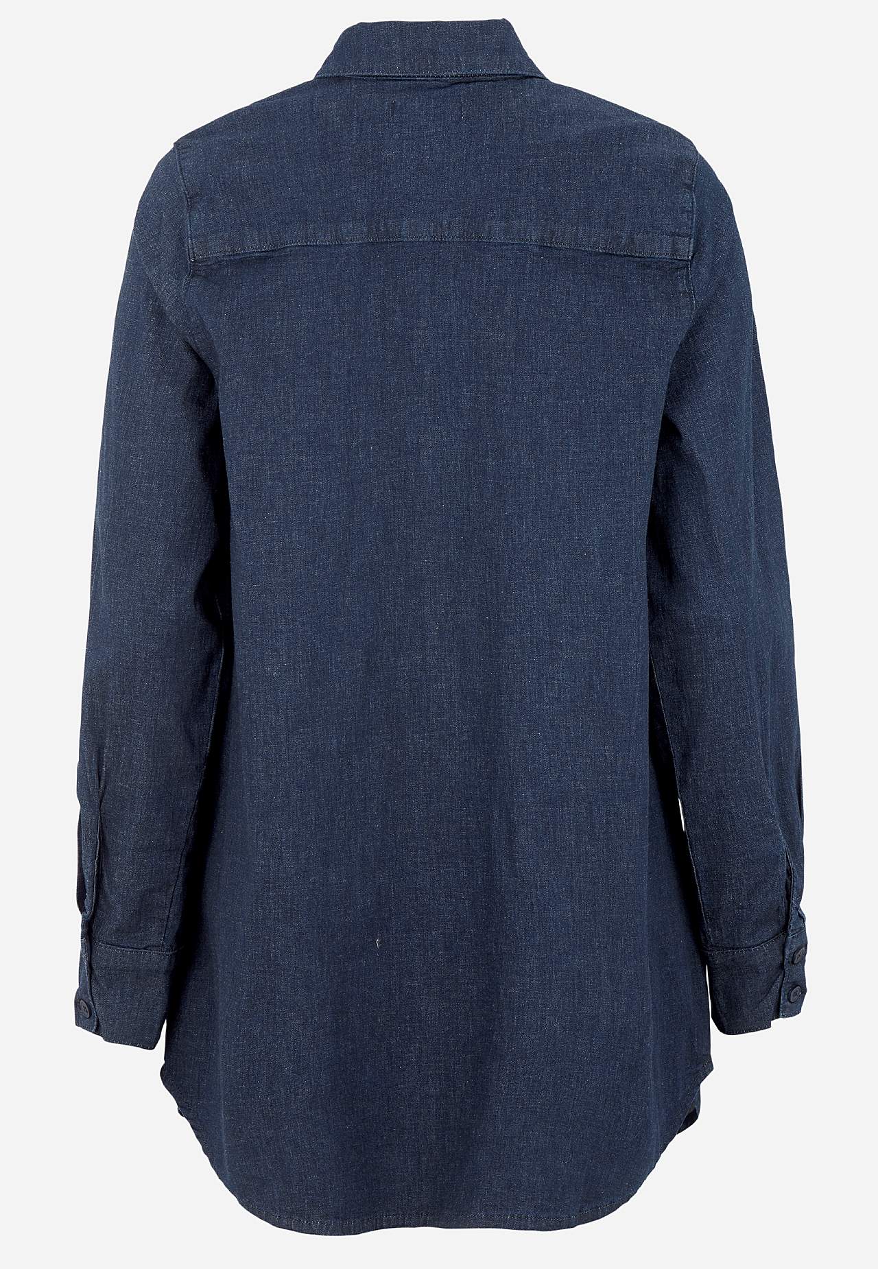 Elastische tuniek van denim