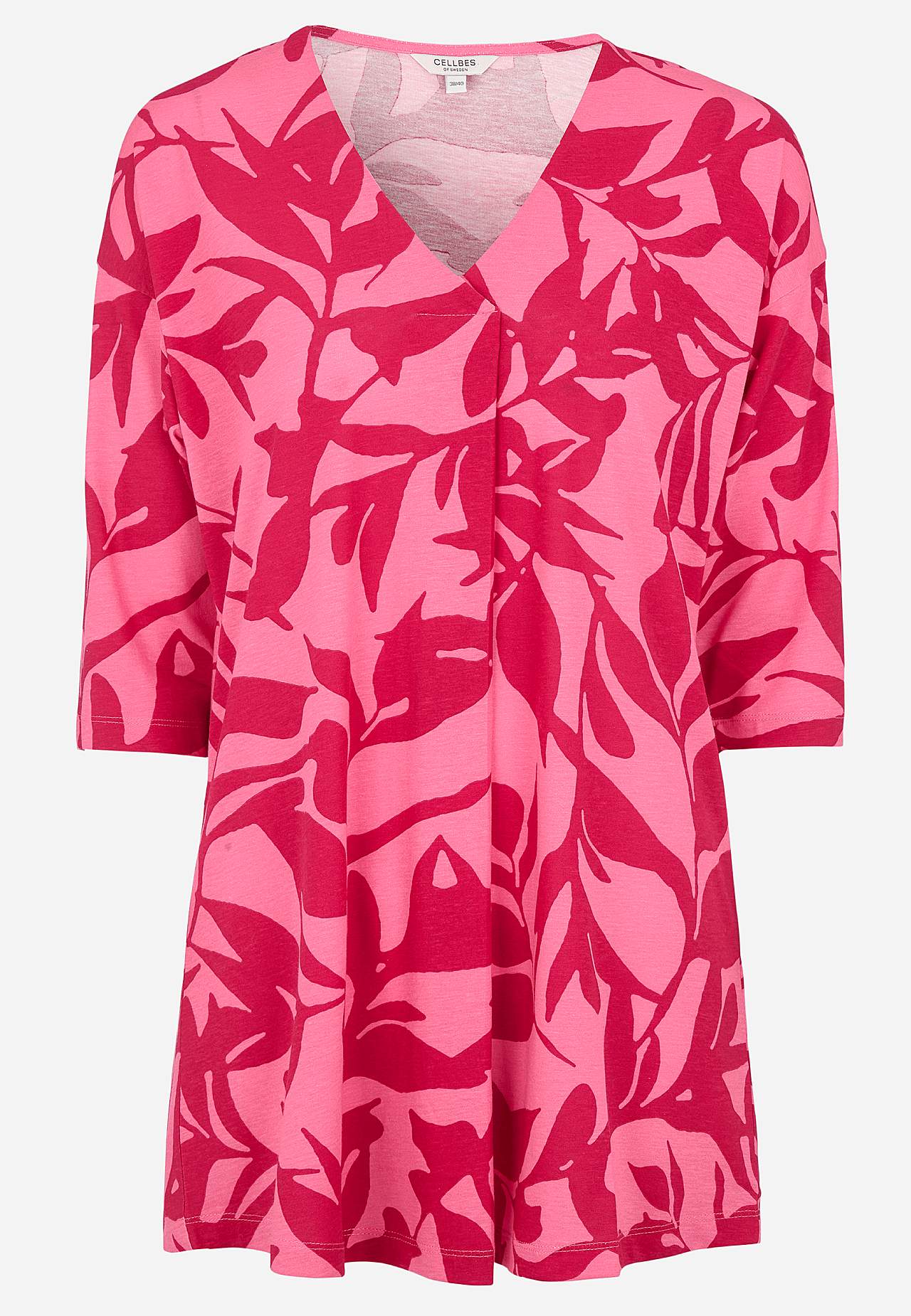 Jersey tuniek met kreuk detail