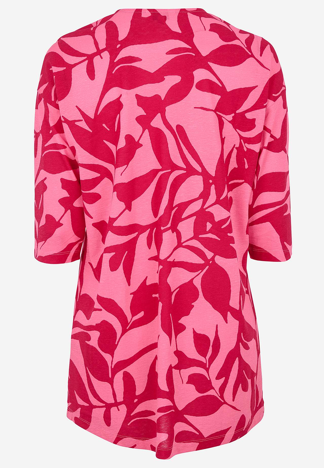 Jersey tuniek met kreuk detail