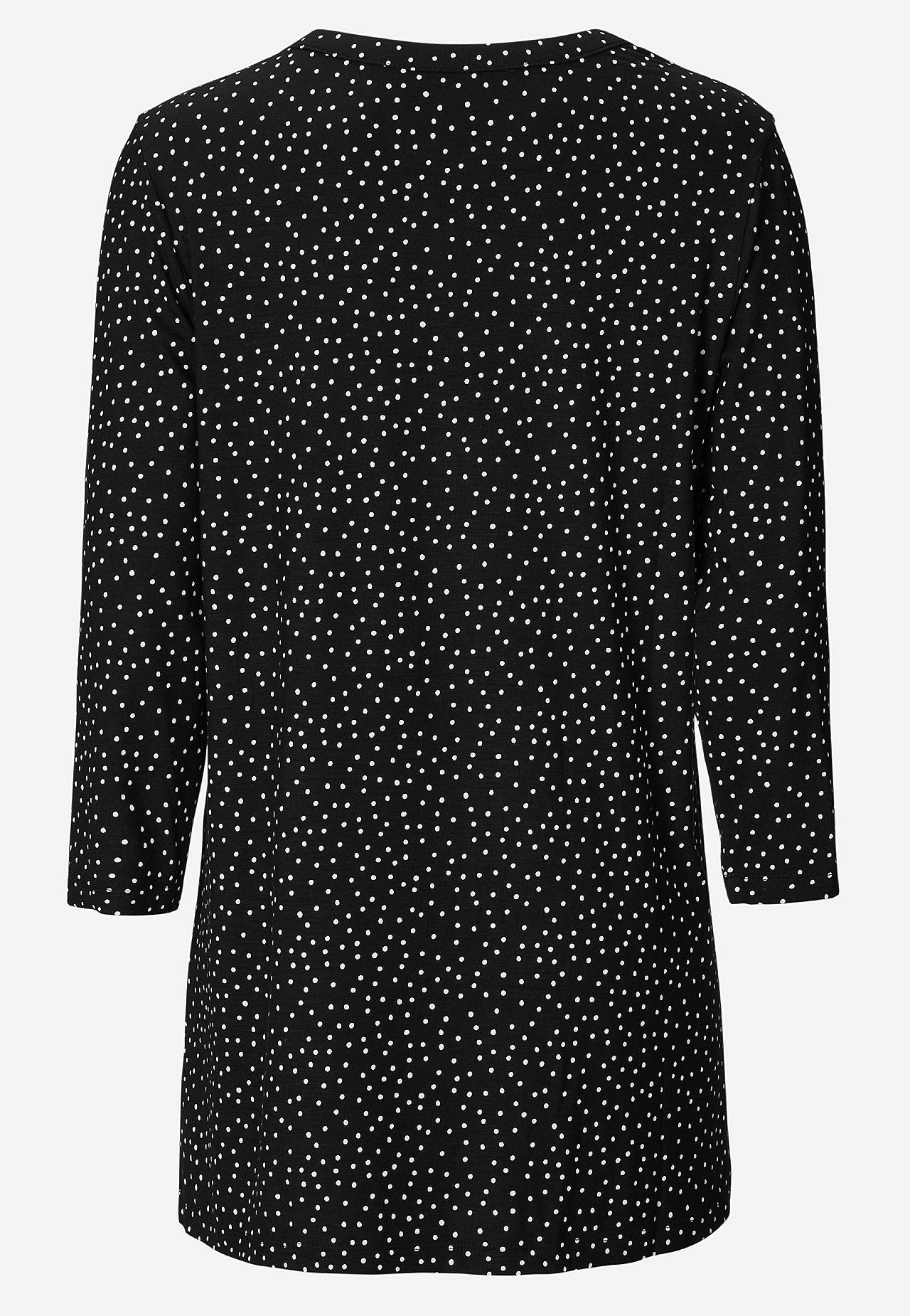 Jersey tuniek met 3/4 mouw