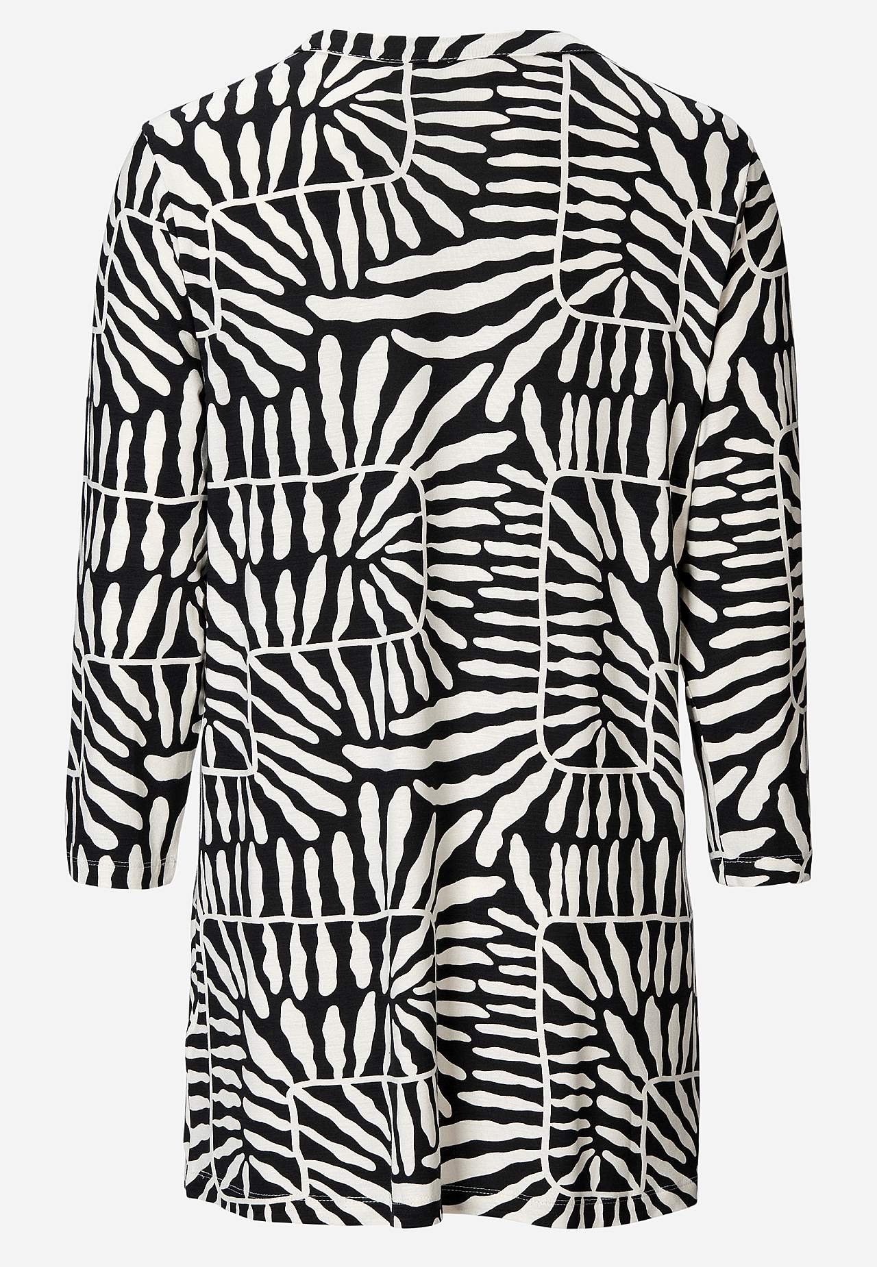 Jersey tuniek met 3/4 mouw