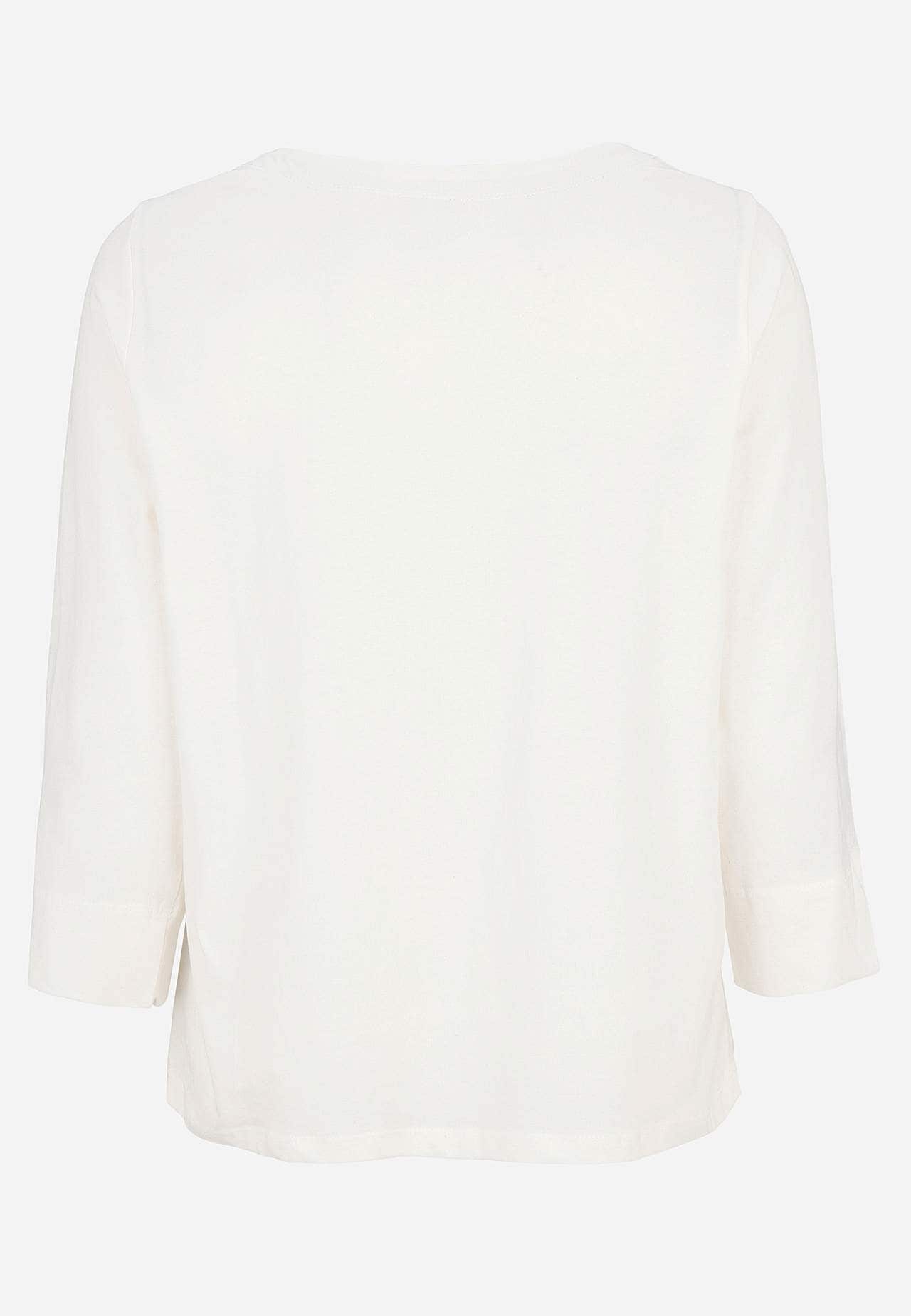 Jersey-topje met knoppen