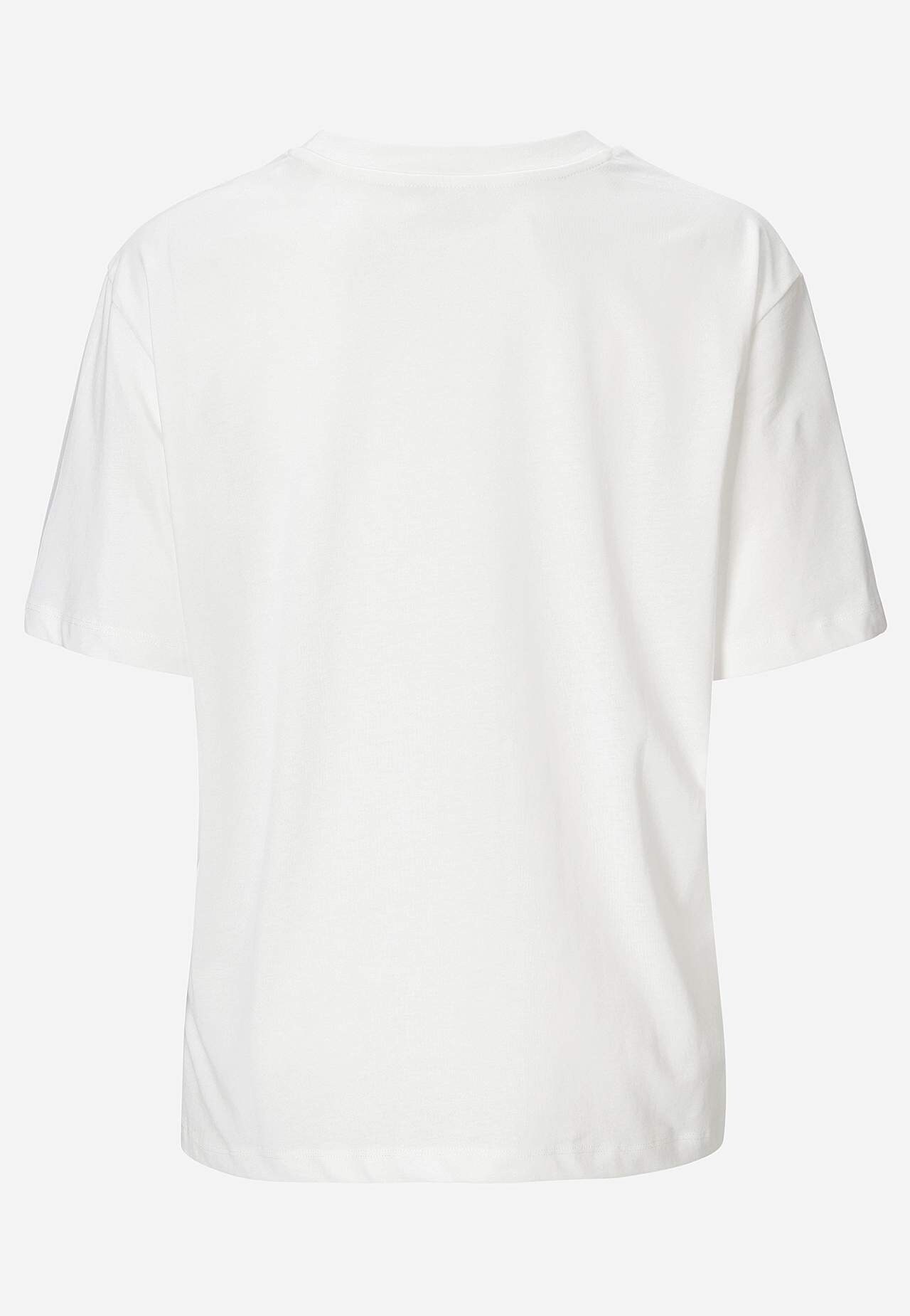 Jersey-topje met korte mouwen