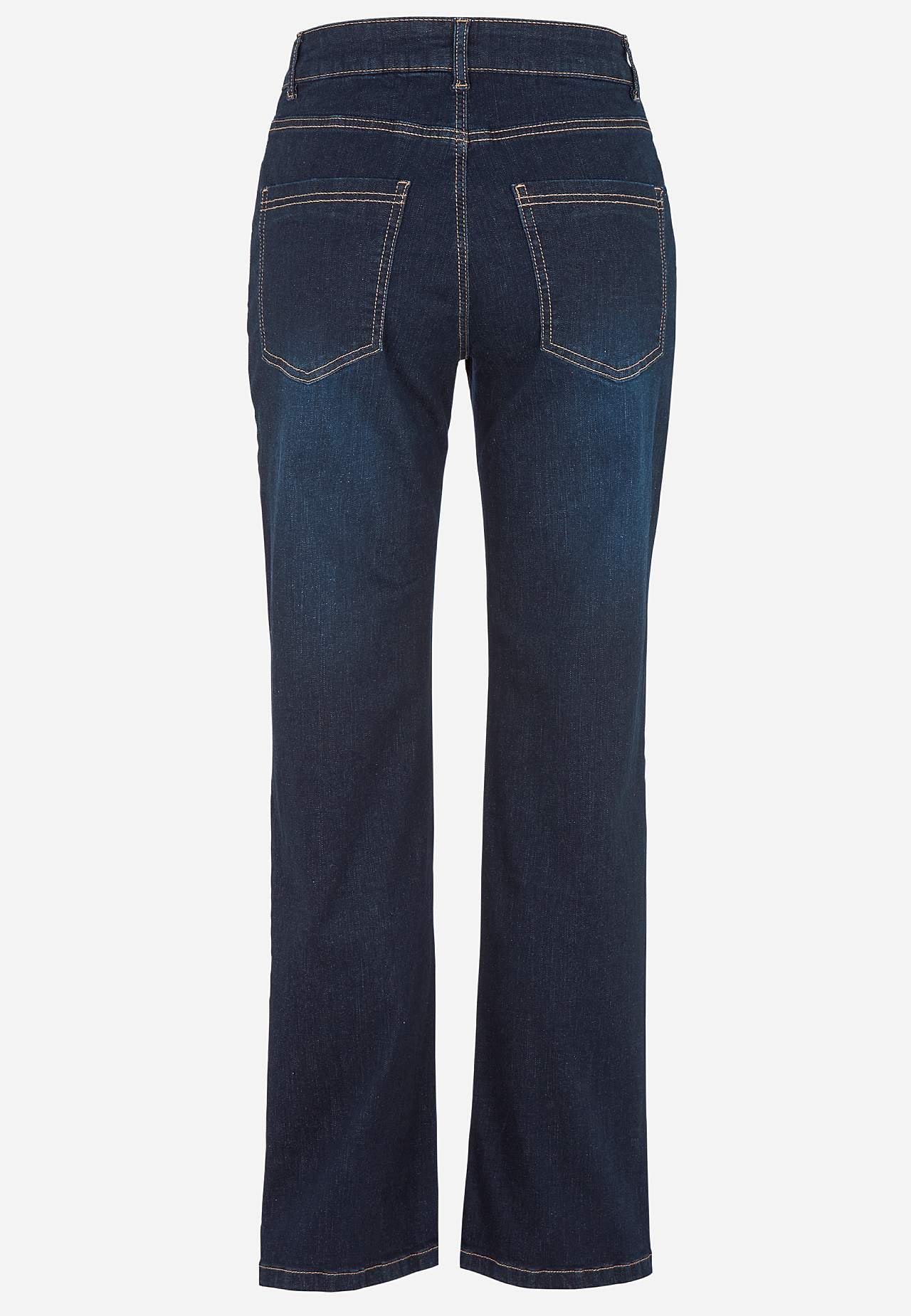 Comfortabelle stretch jeans met rechte pijpen