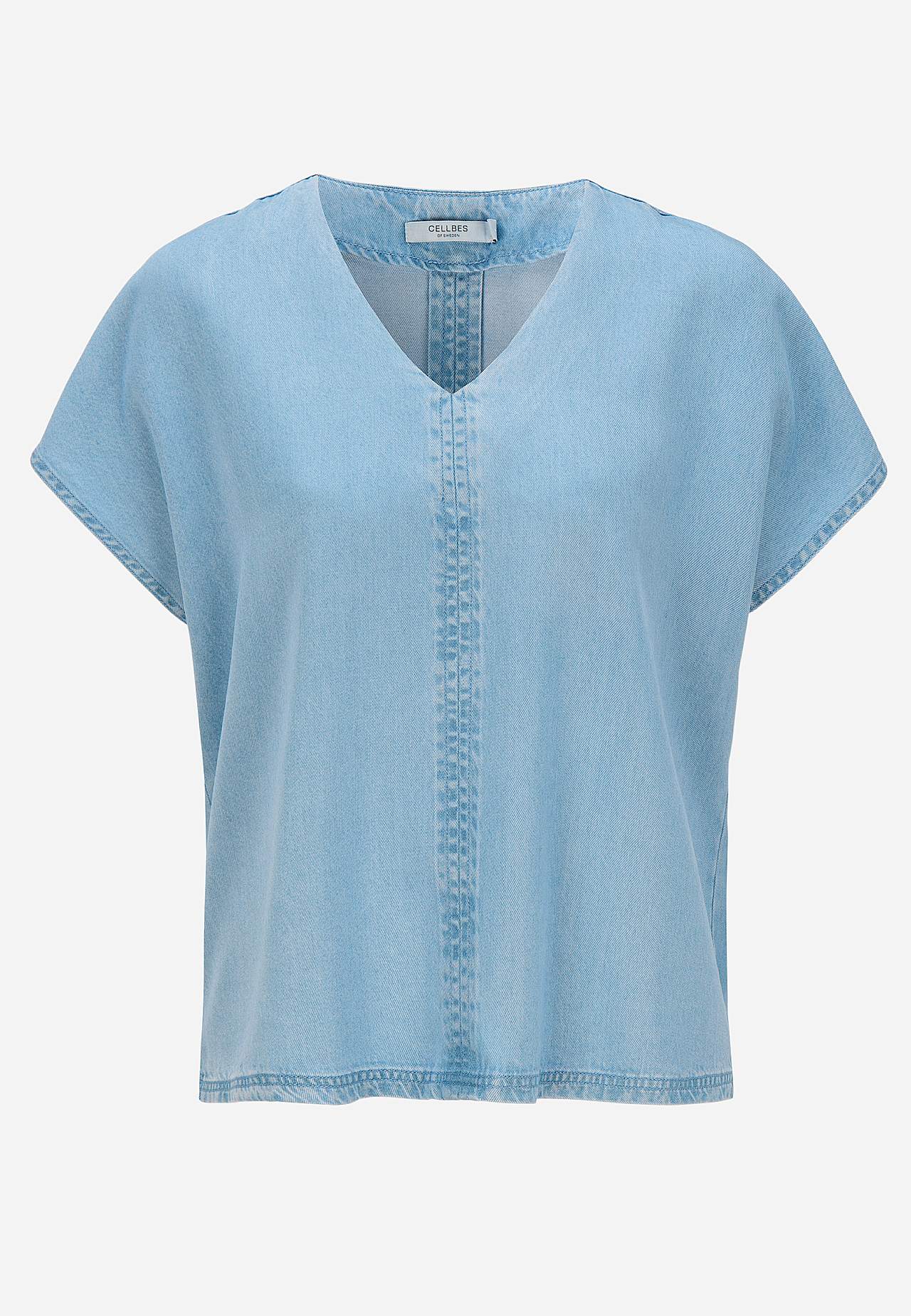 Ultra-zachte Premium denim blouse
