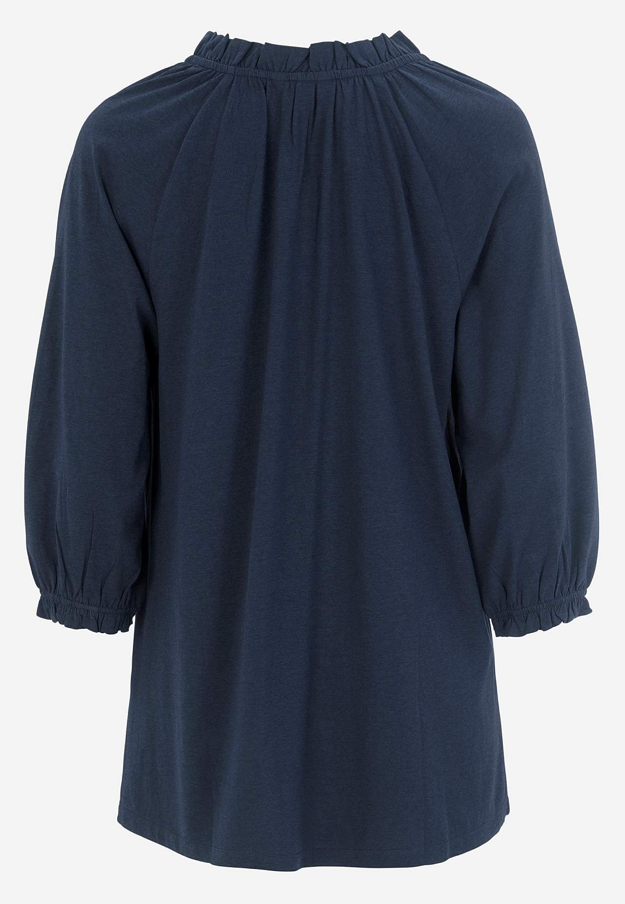 Jersey tuniek met 3/4 lengte mouwen