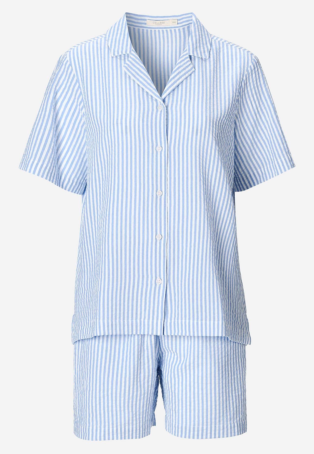 Pyjama van seersucker