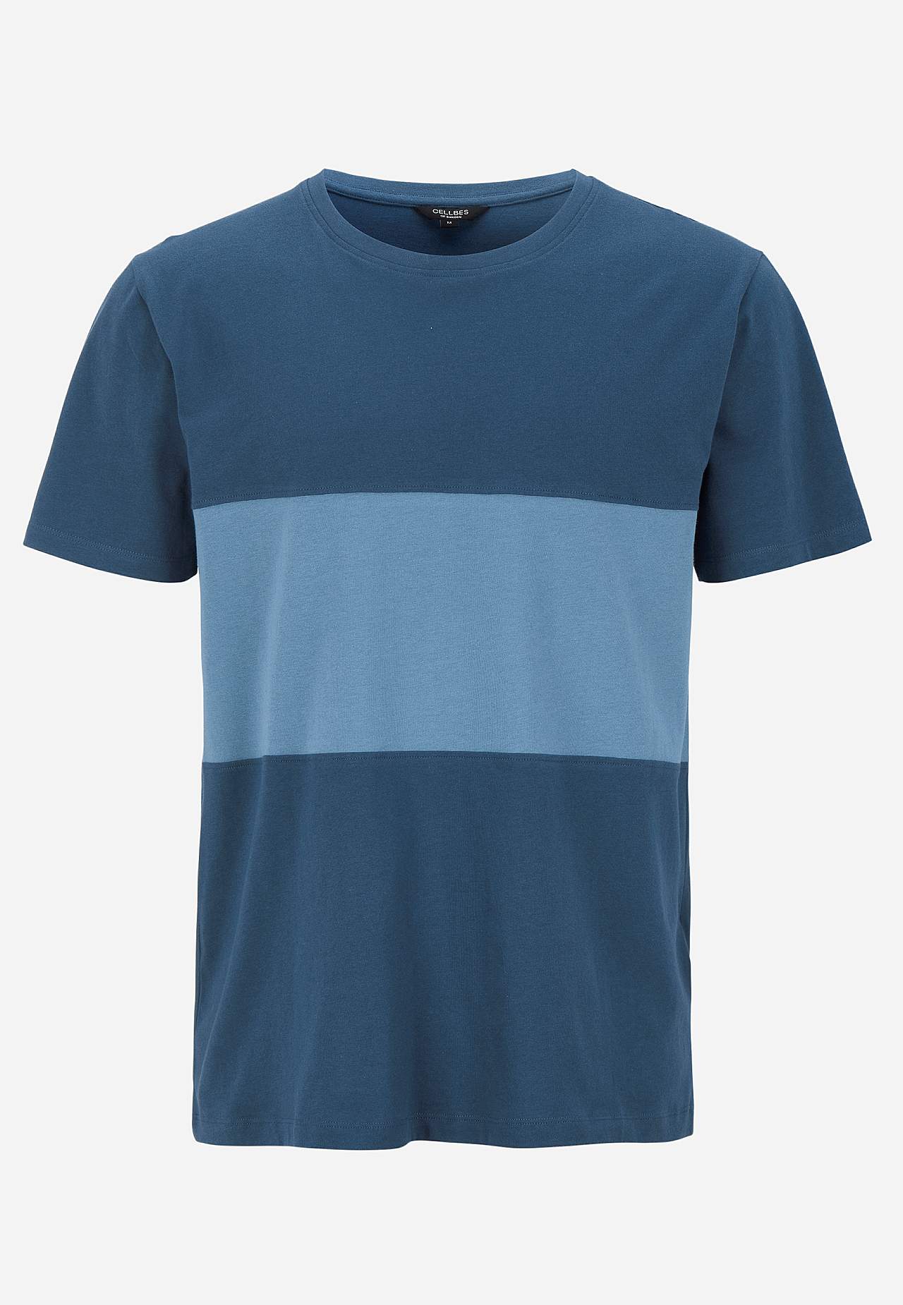 T-shirt met één brede streep