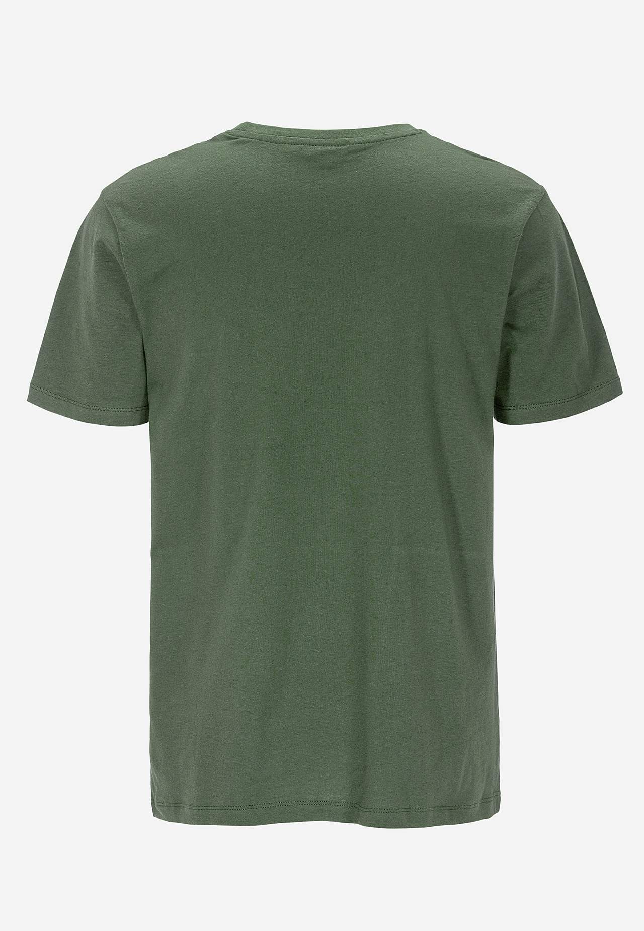 T-shirt met één brede streep