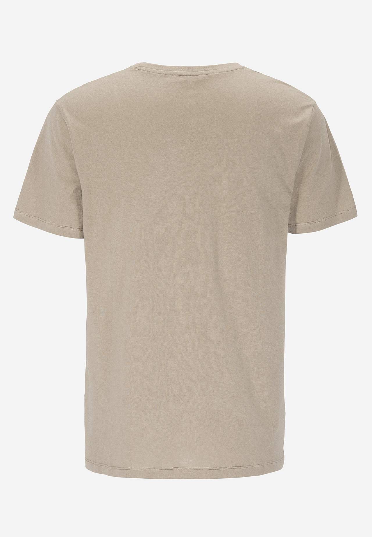 T-shirt met één brede streep