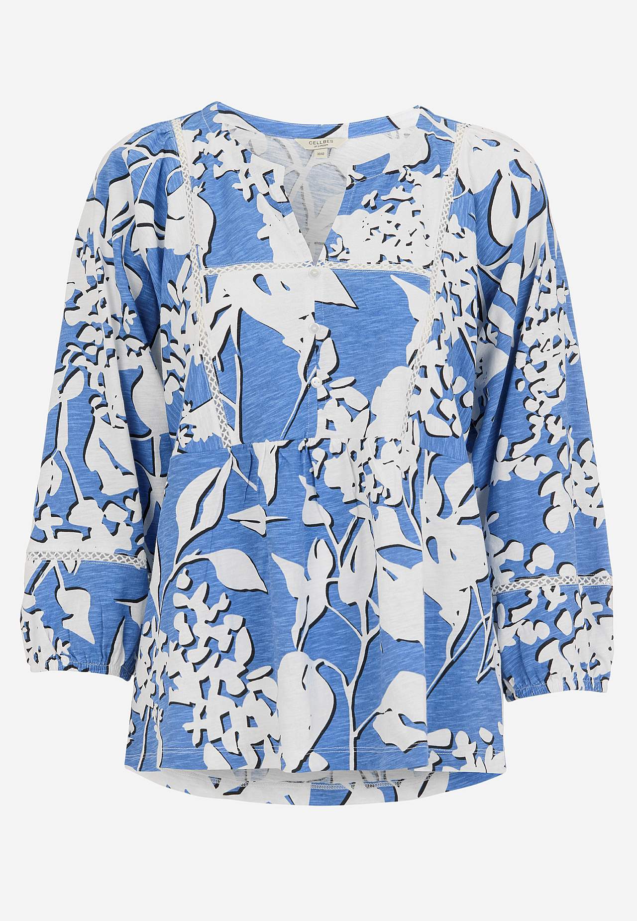 Jersey-topje met boho stijl