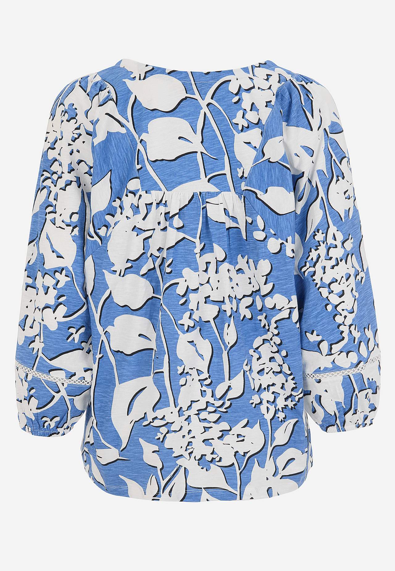 Jersey-topje met boho stijl