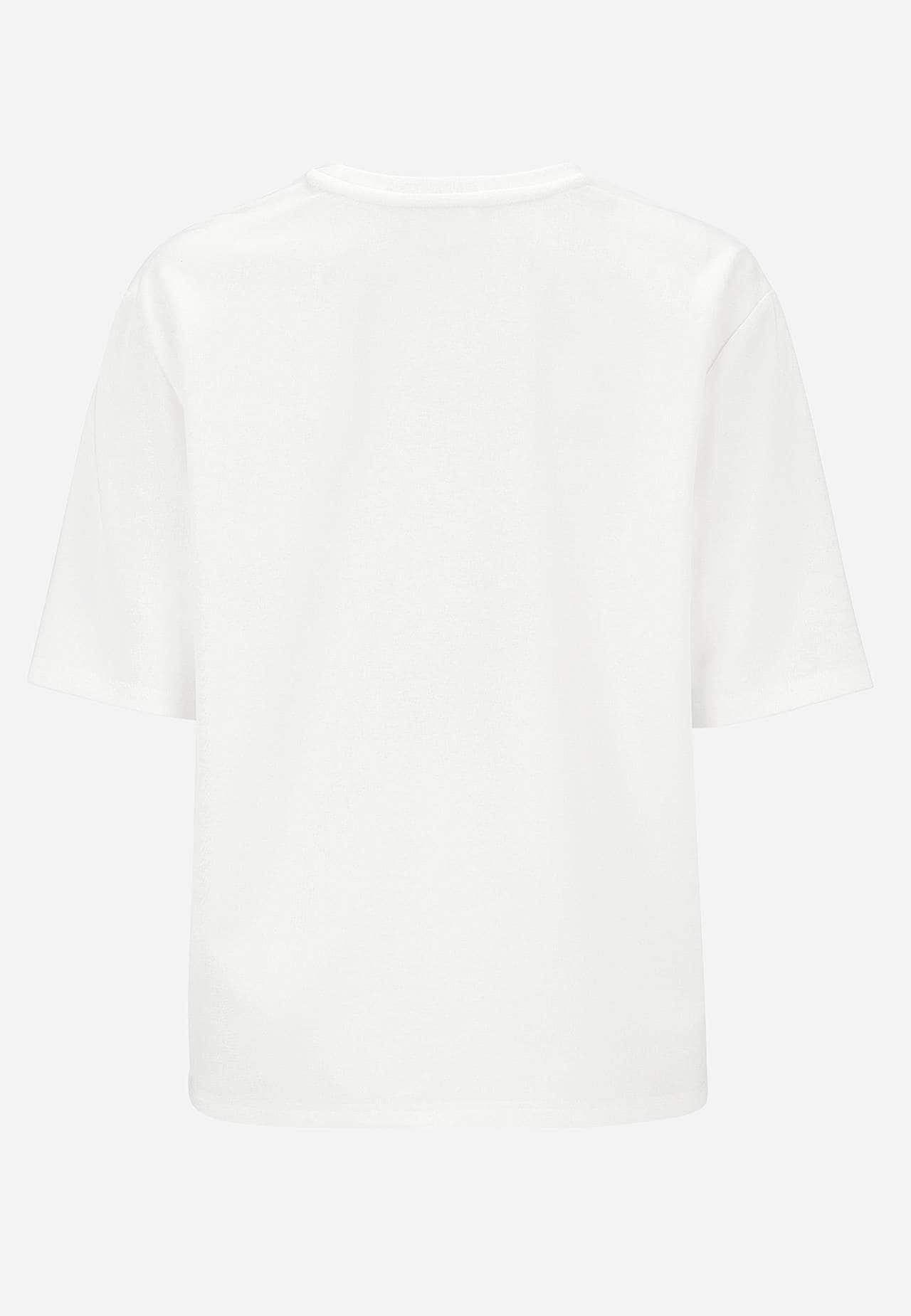 T-shirt van grof tricot