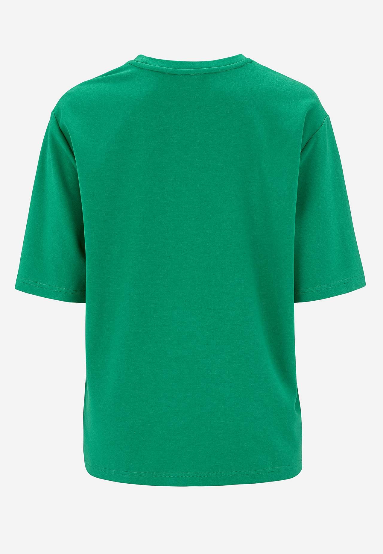T-shirt van grof tricot