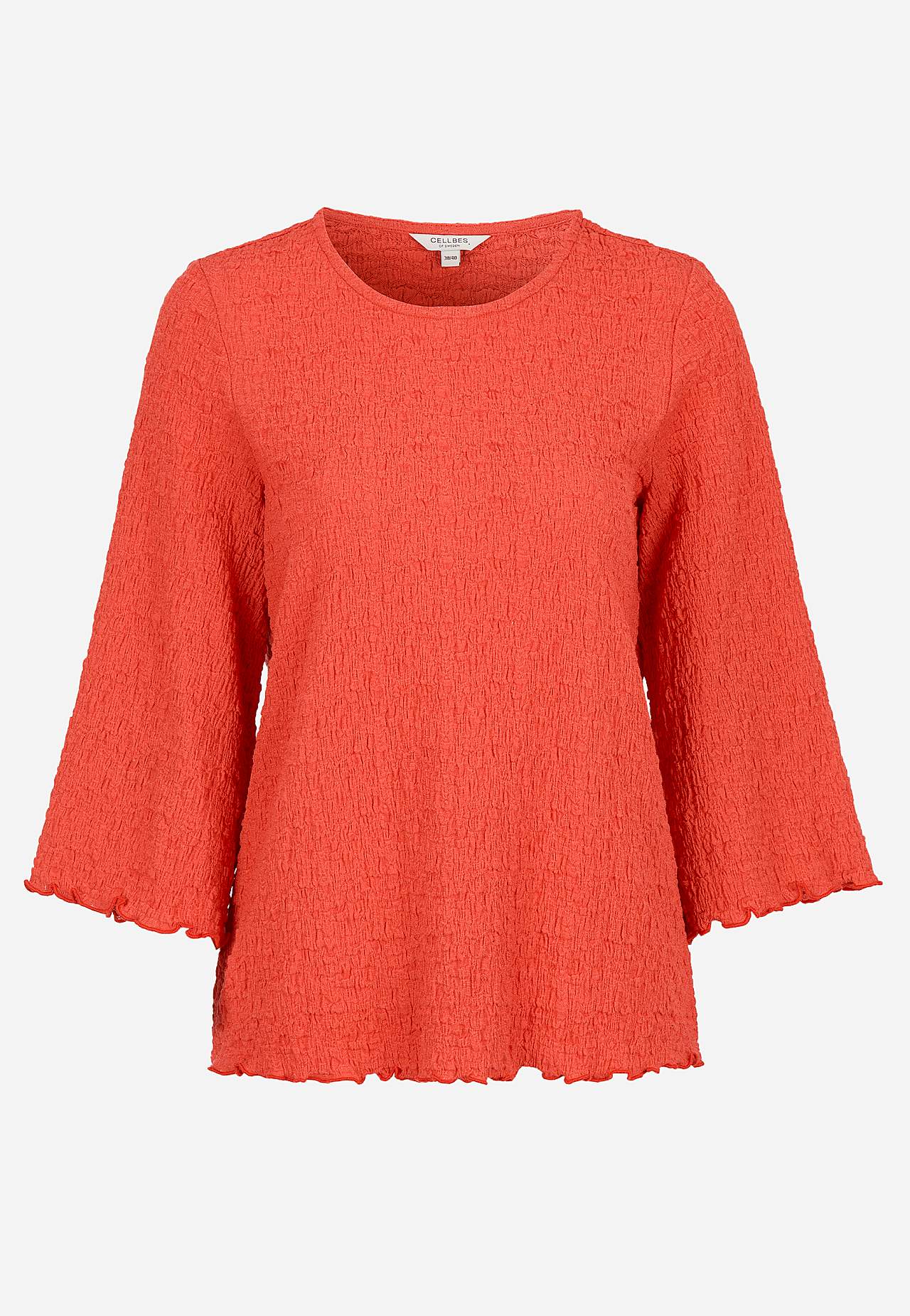 Jersey-topje met structuur