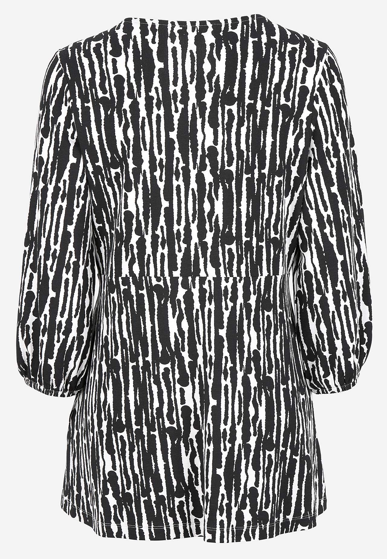 Jersey tuniek met empire lijn