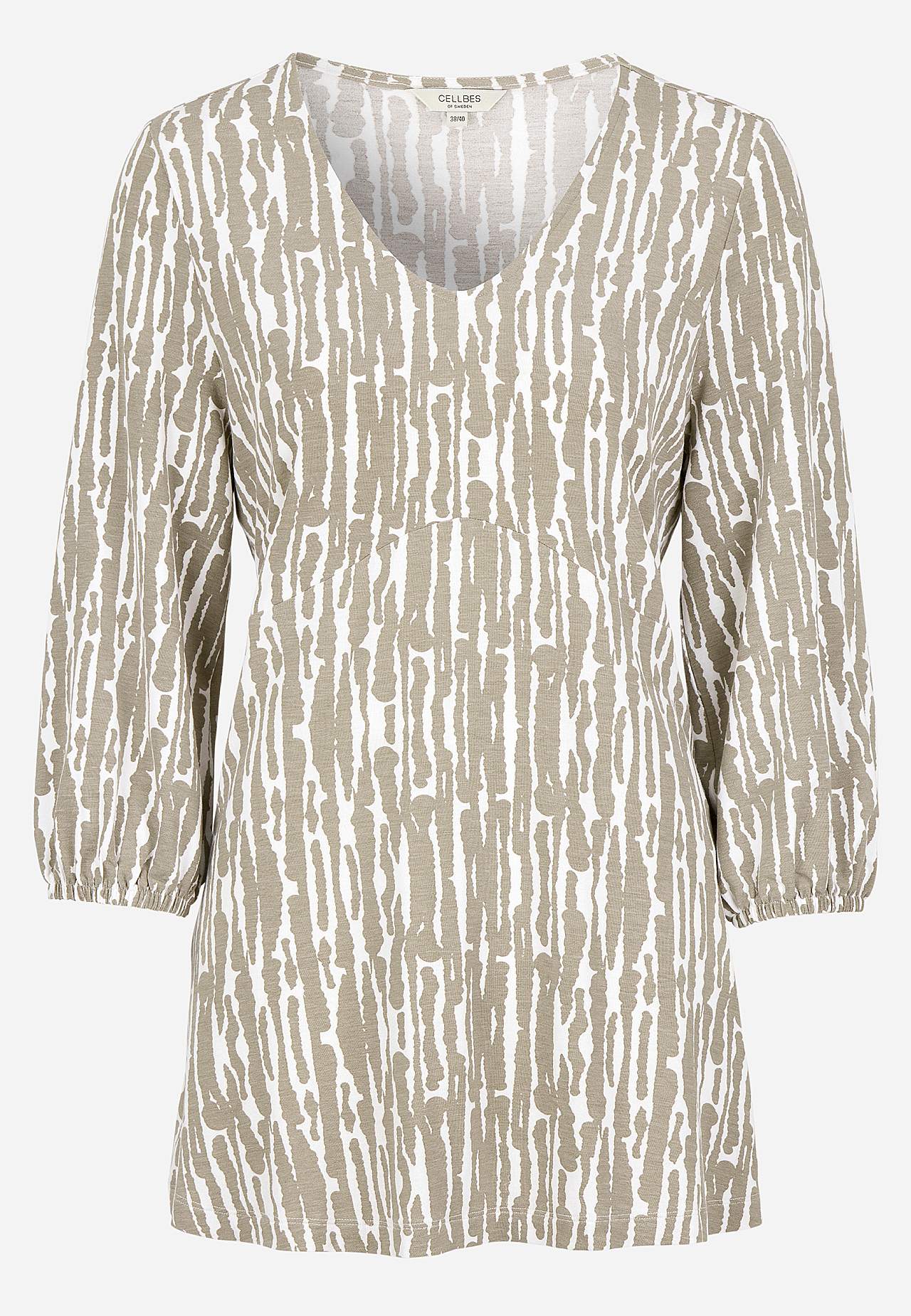 Jersey tuniek met empire lijn