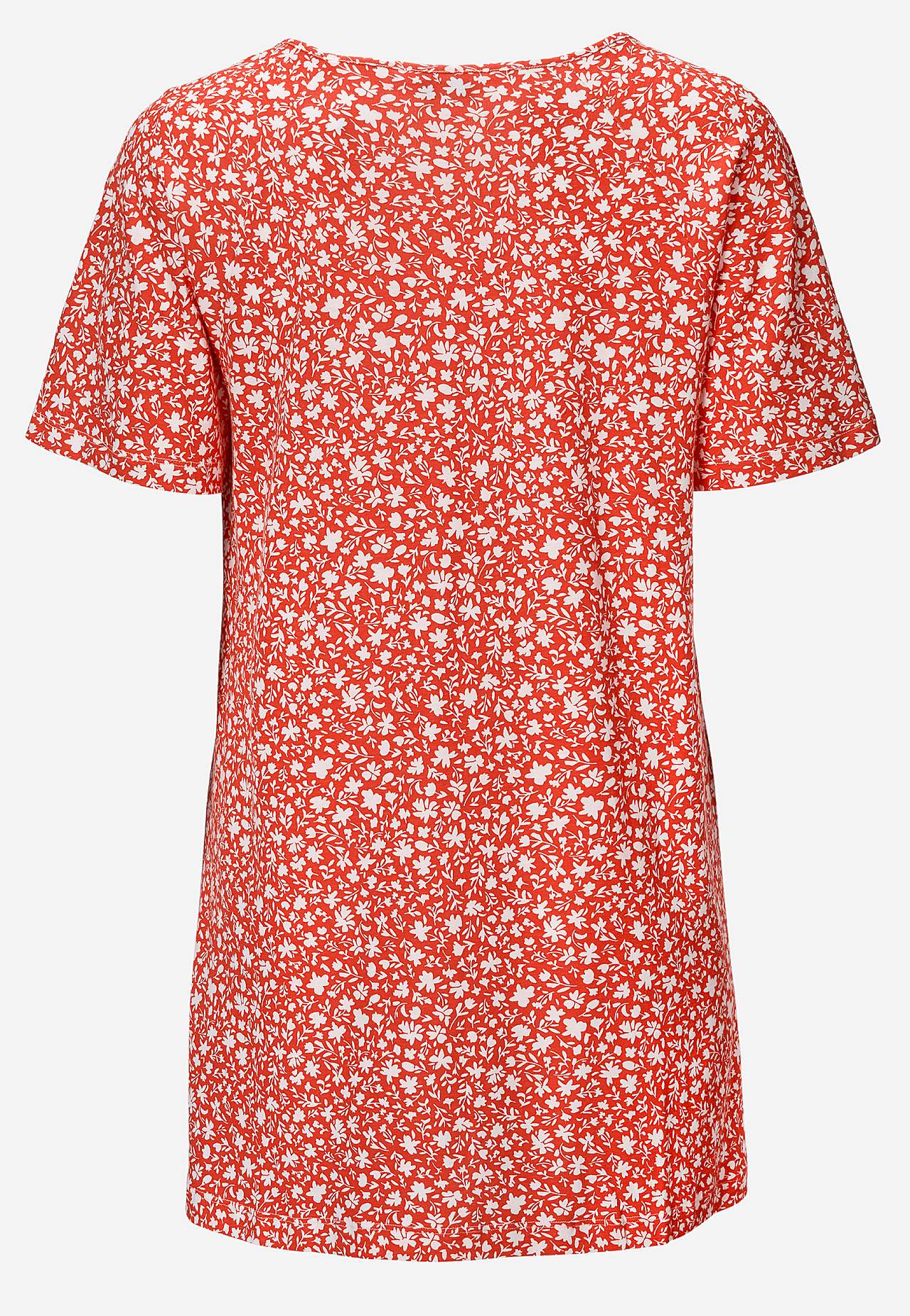Kleine bloemen jersey tuniek