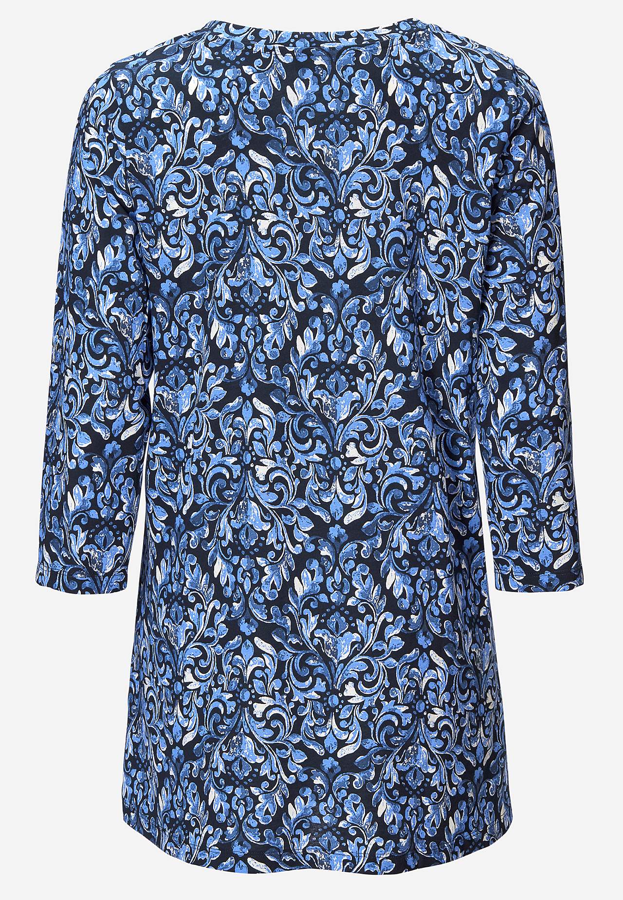 Jersey tuniek met 3/4 mouw