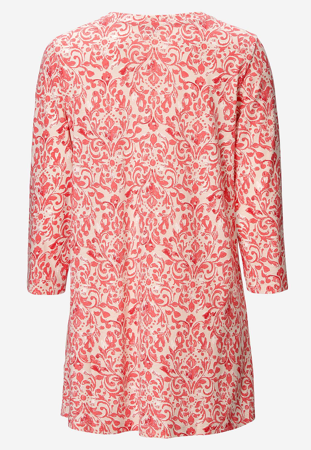 Jersey tuniek met 3/4 mouw