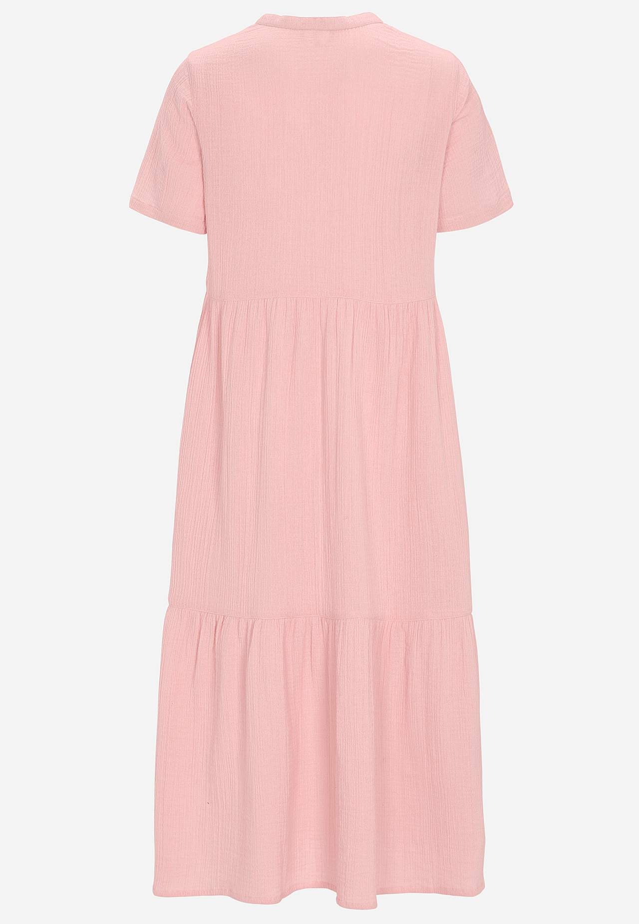 Jurk van gekreukt katoen