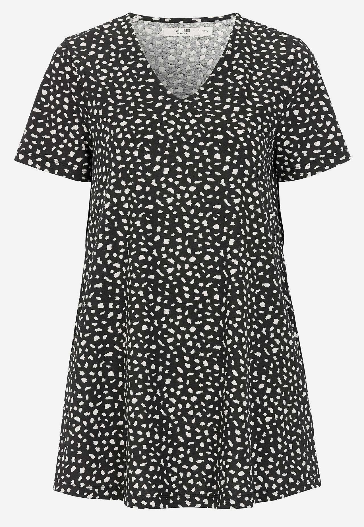 Jersey tuniek met zakken
