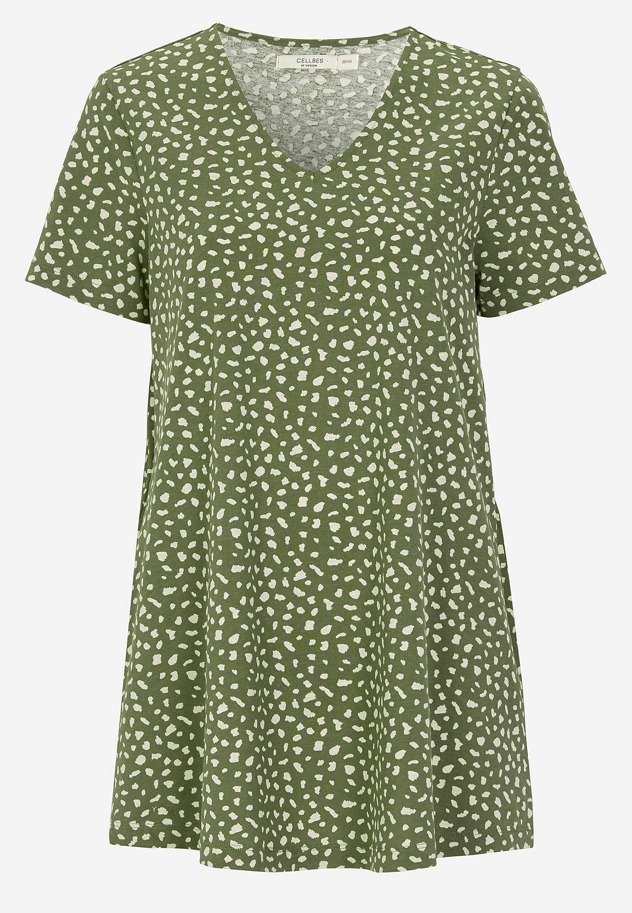 Jersey tuniek met zakken