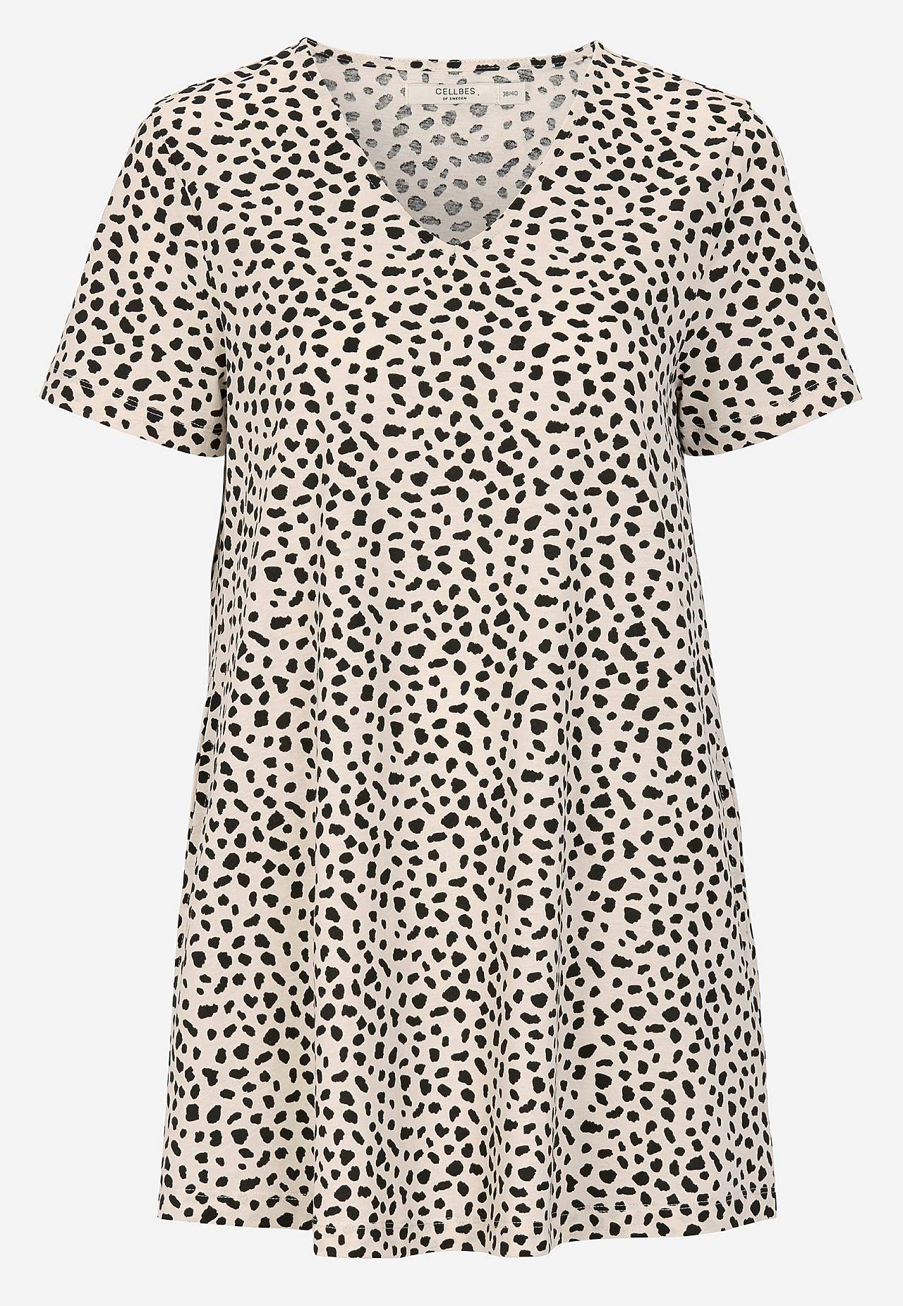 Jersey tuniek met zakken
