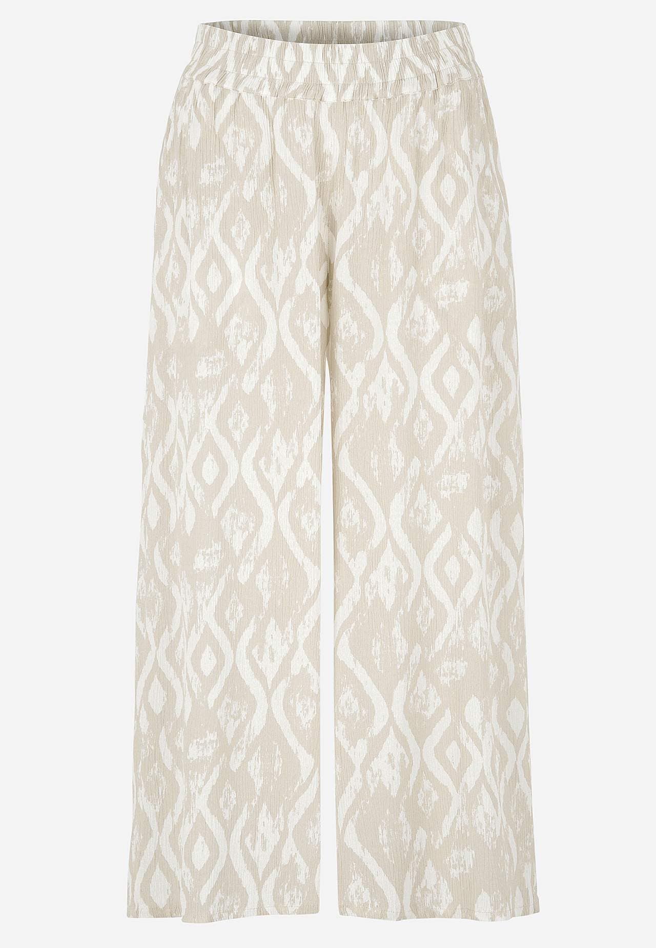 Van crèpe culotte broek