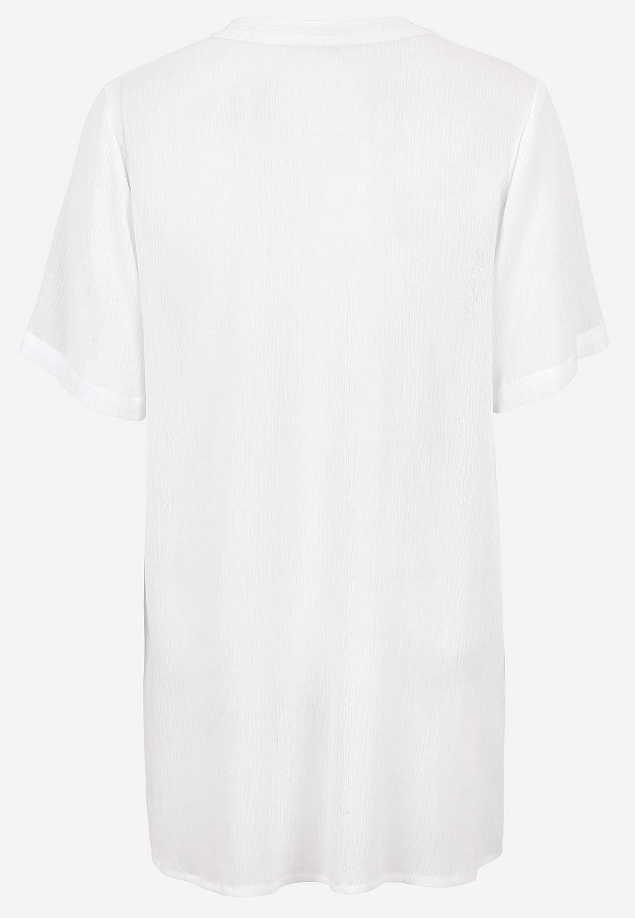 Van crèpe tuniek