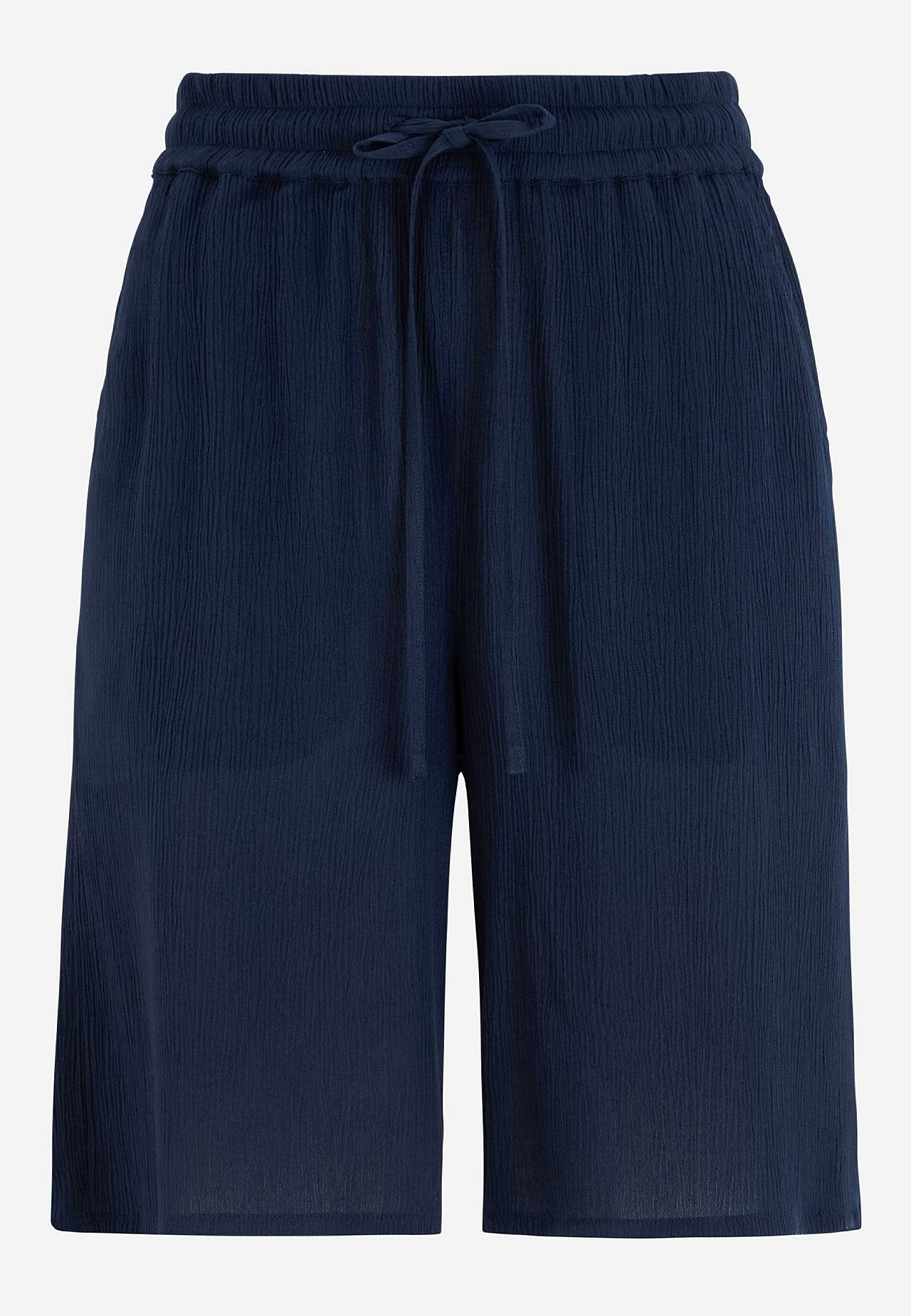 Short van viscose-crêpe