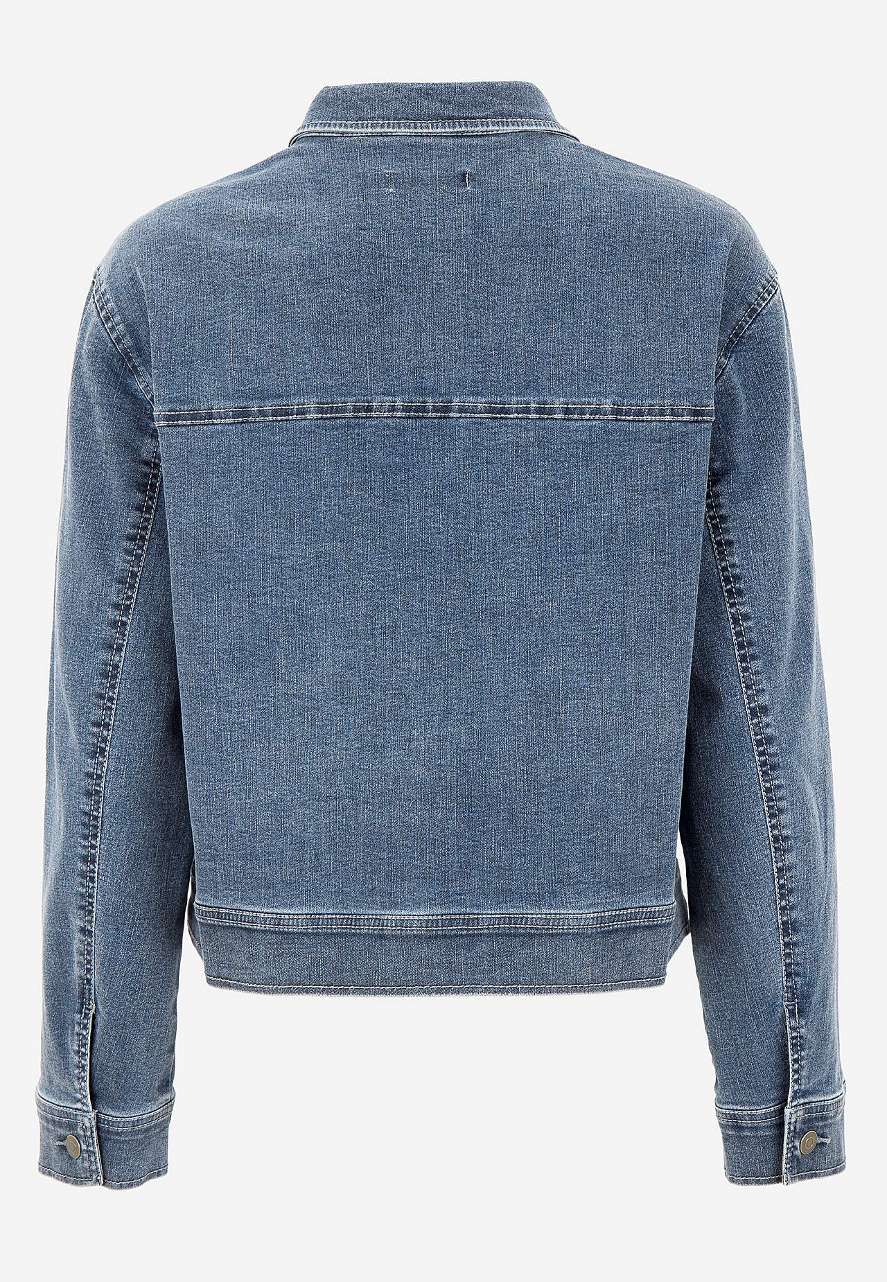 Denim jas met rek