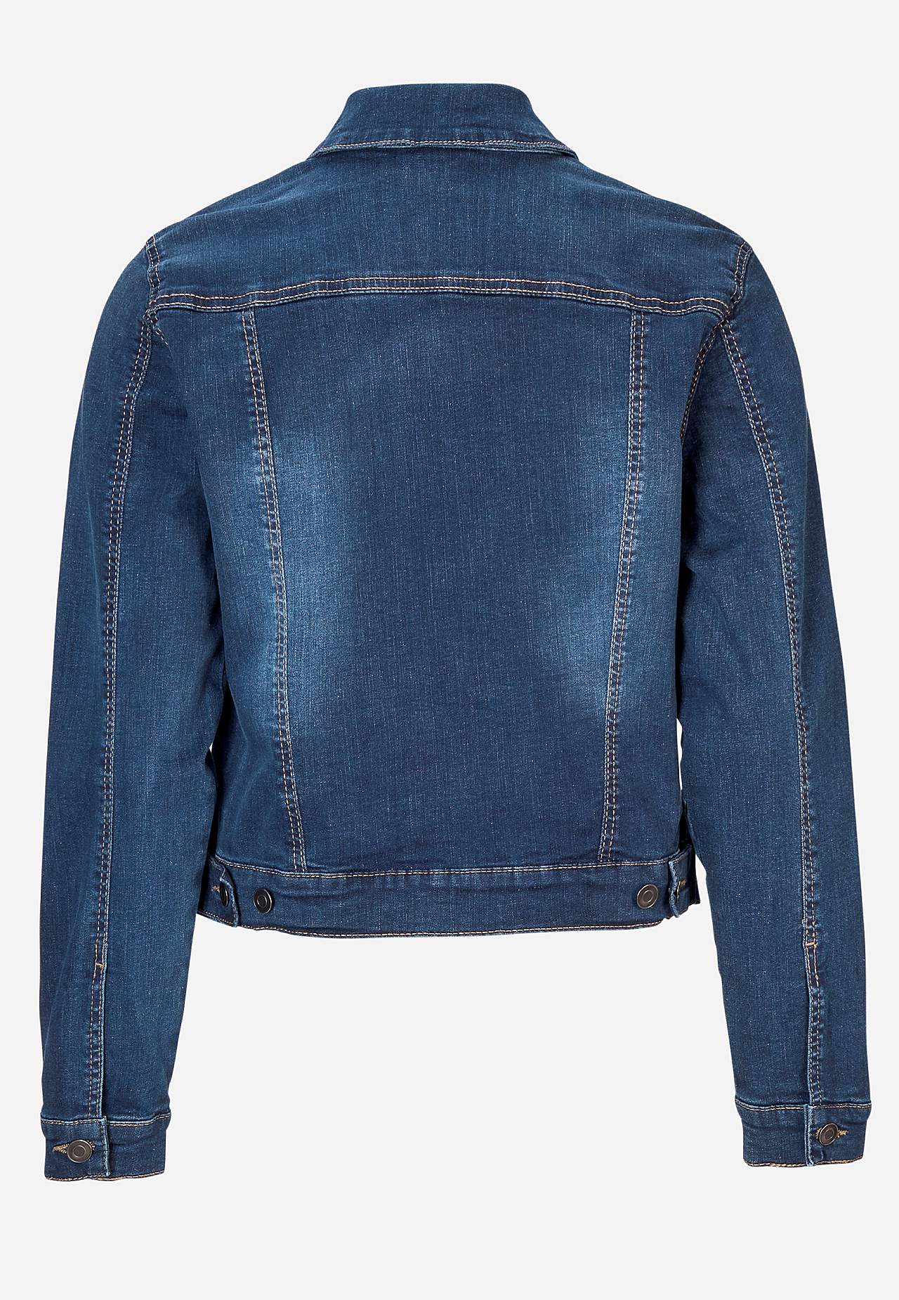 Elastische denim jas