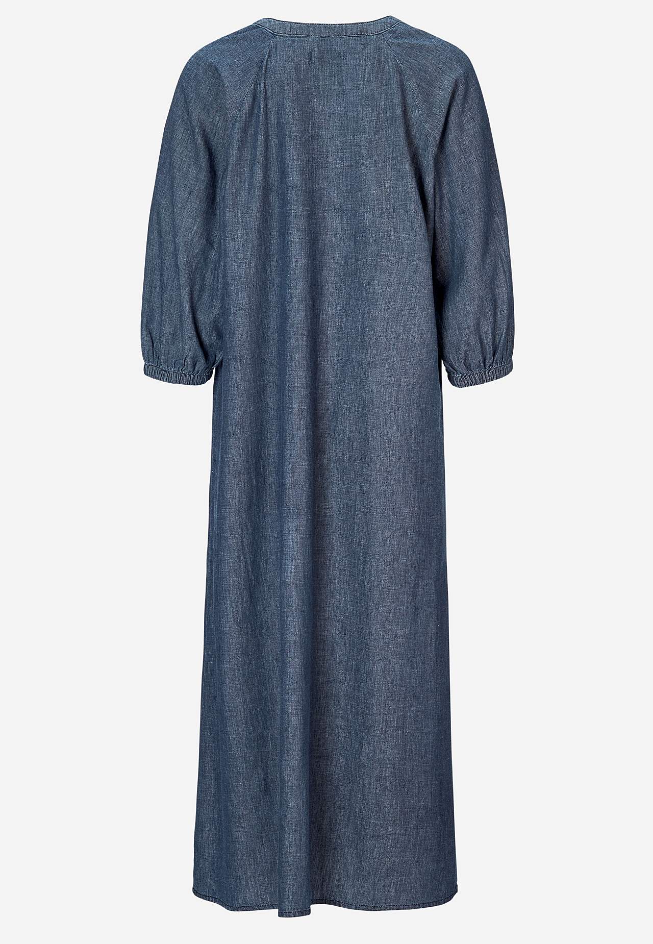 Denim jurk met knoppen