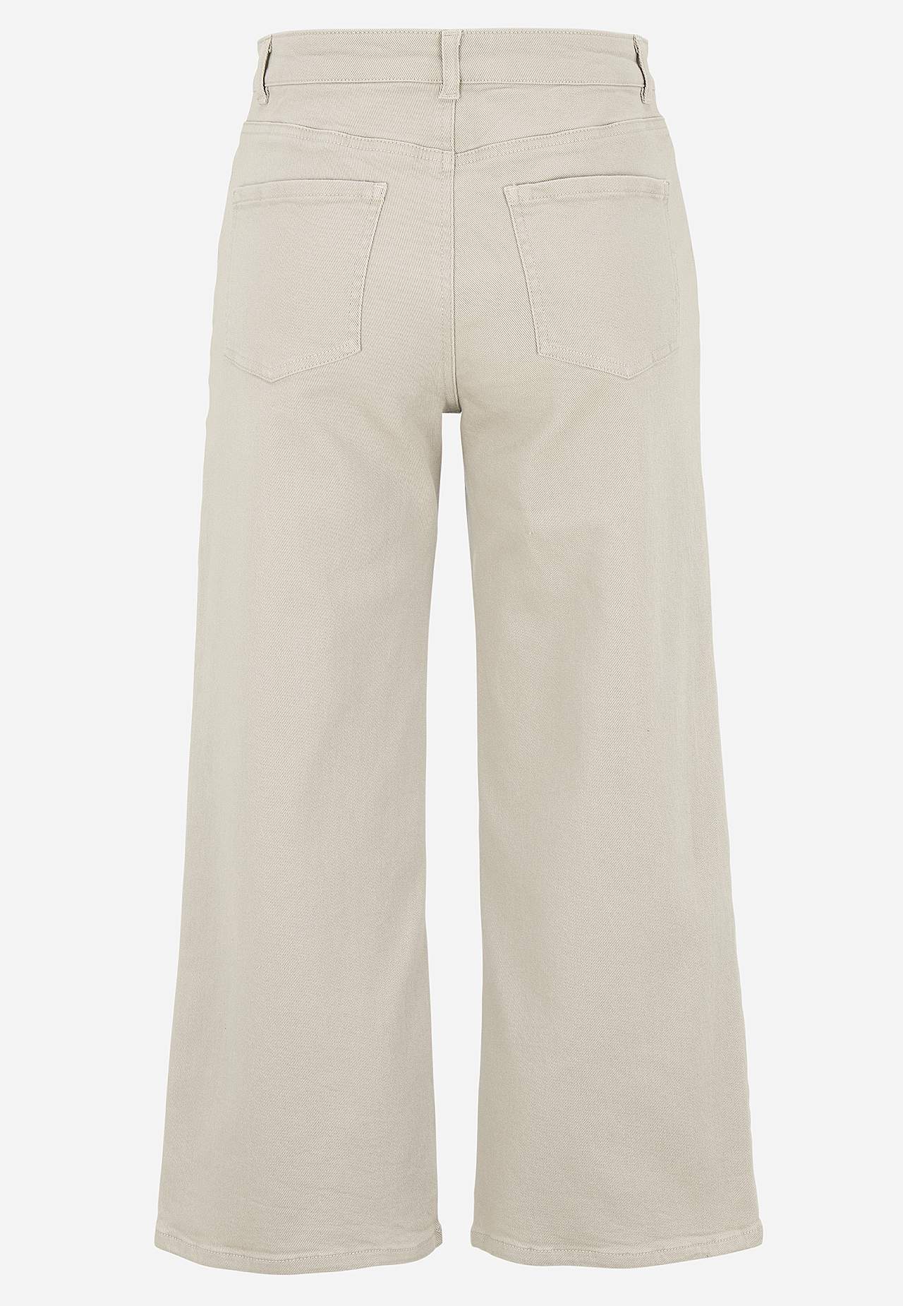 Wijde enkeljeans