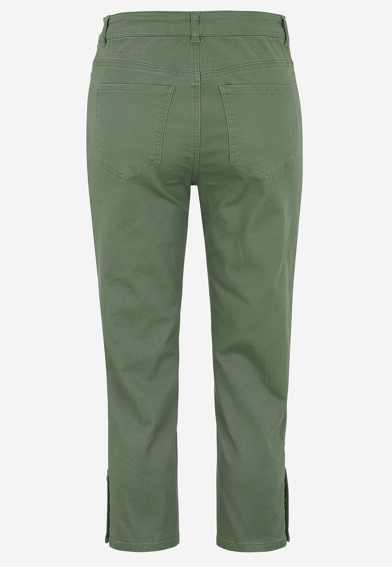 Cropped jeans met vijf zakken ontwerp