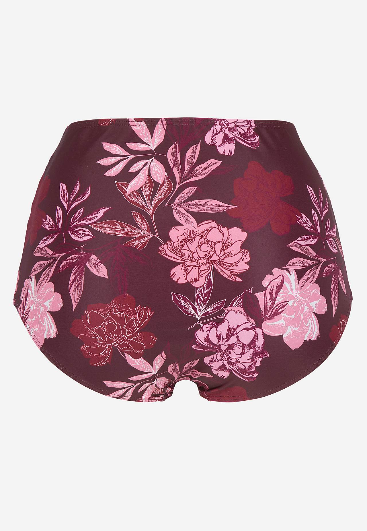 Bikinibroekje met patroon met hoge taille