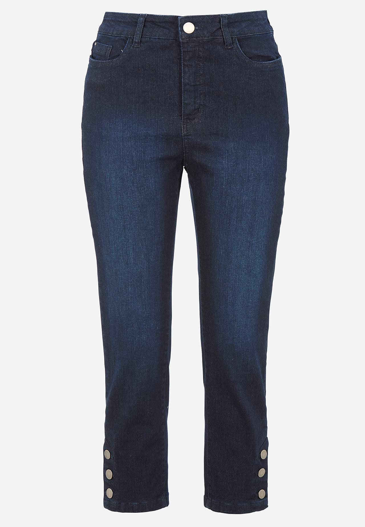 Cropped jeans met vijf zakken ontwerp