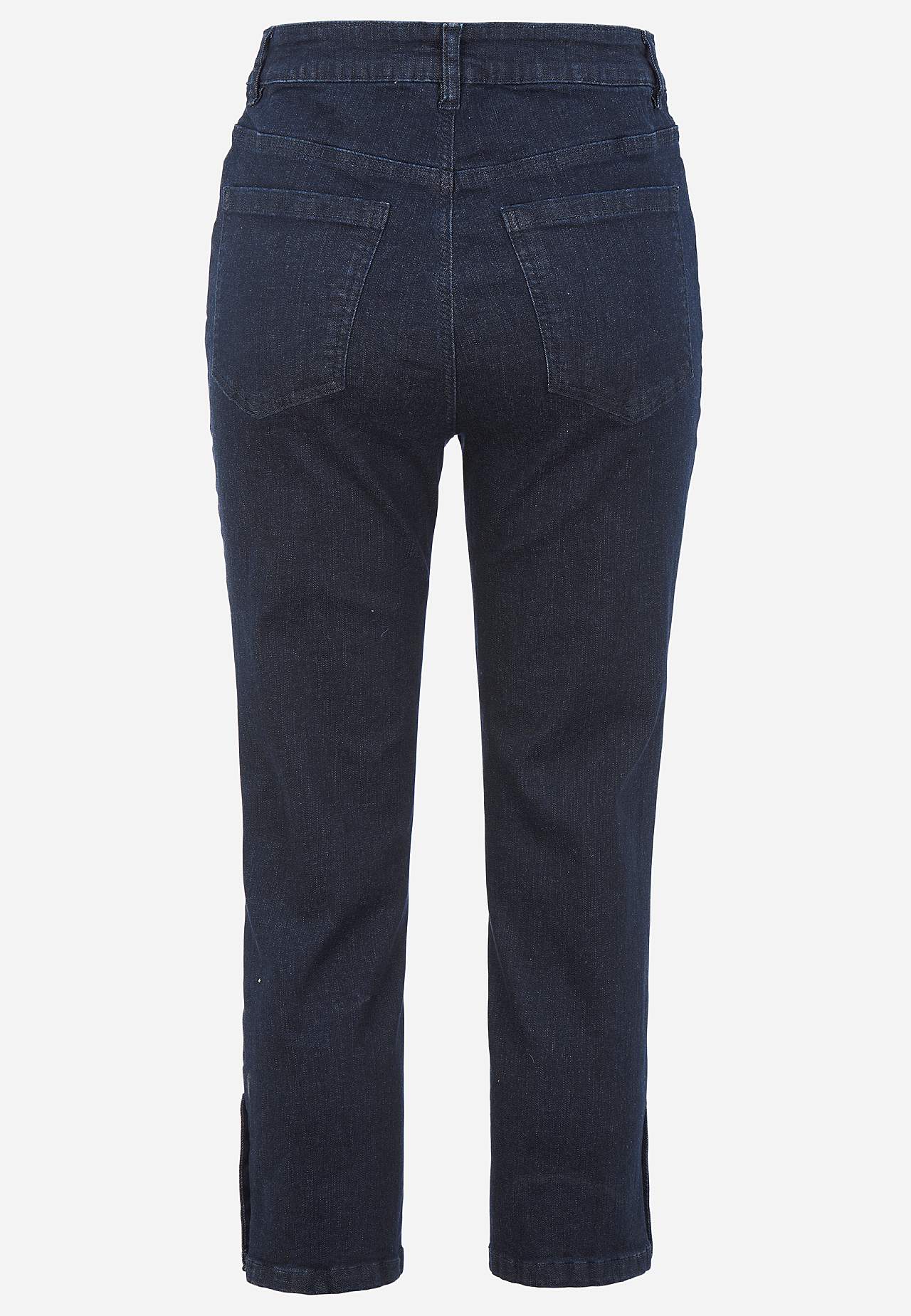 Cropped jeans met vijf zakken ontwerp