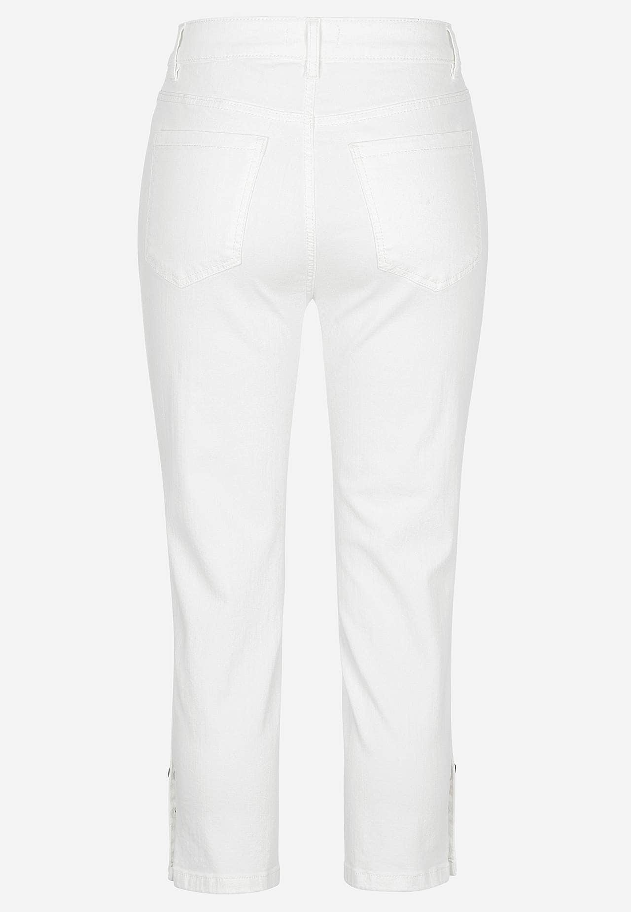 Cropped jeans met vijf zakken ontwerp