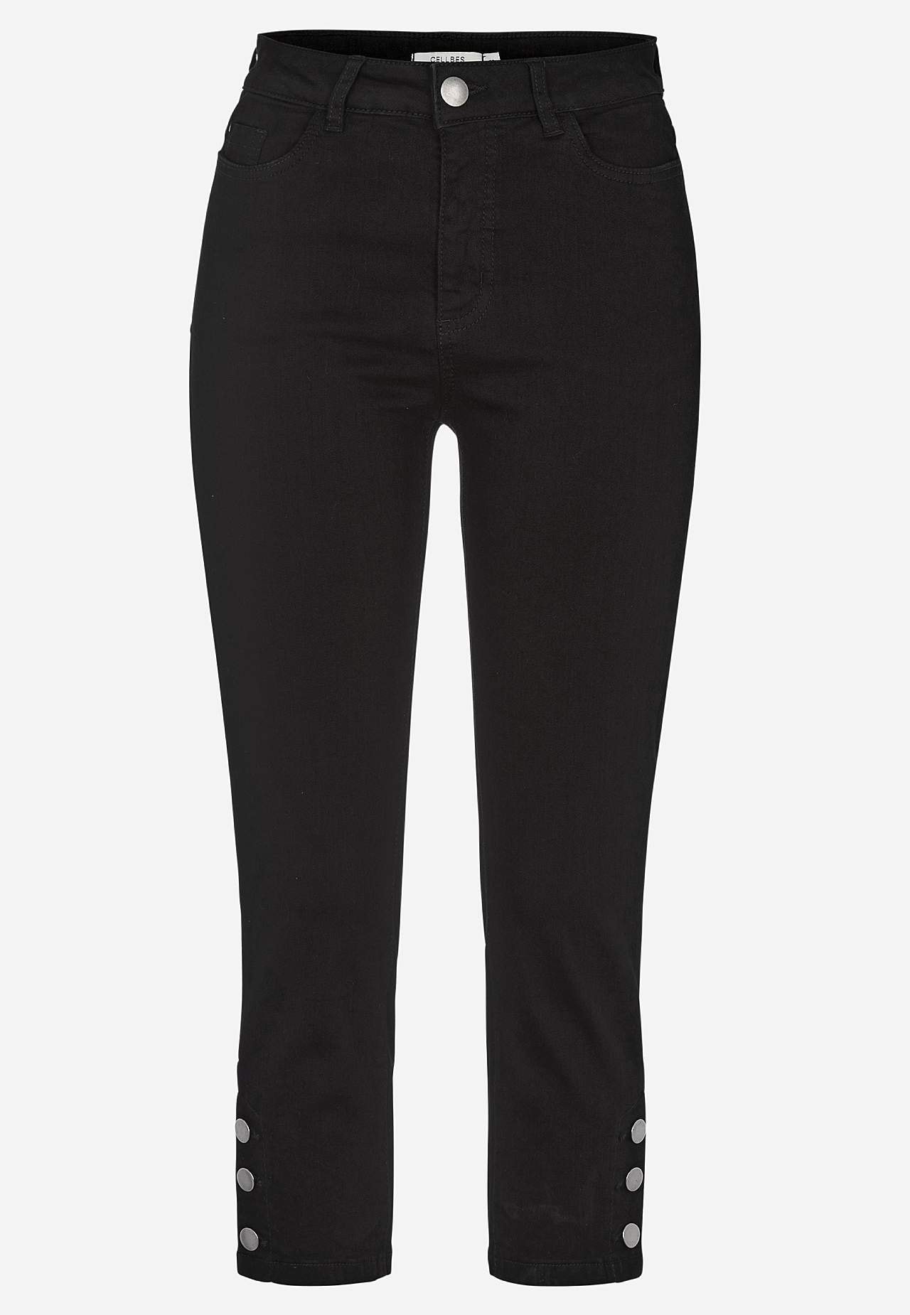 Cropped jeans met vijf zakken ontwerp