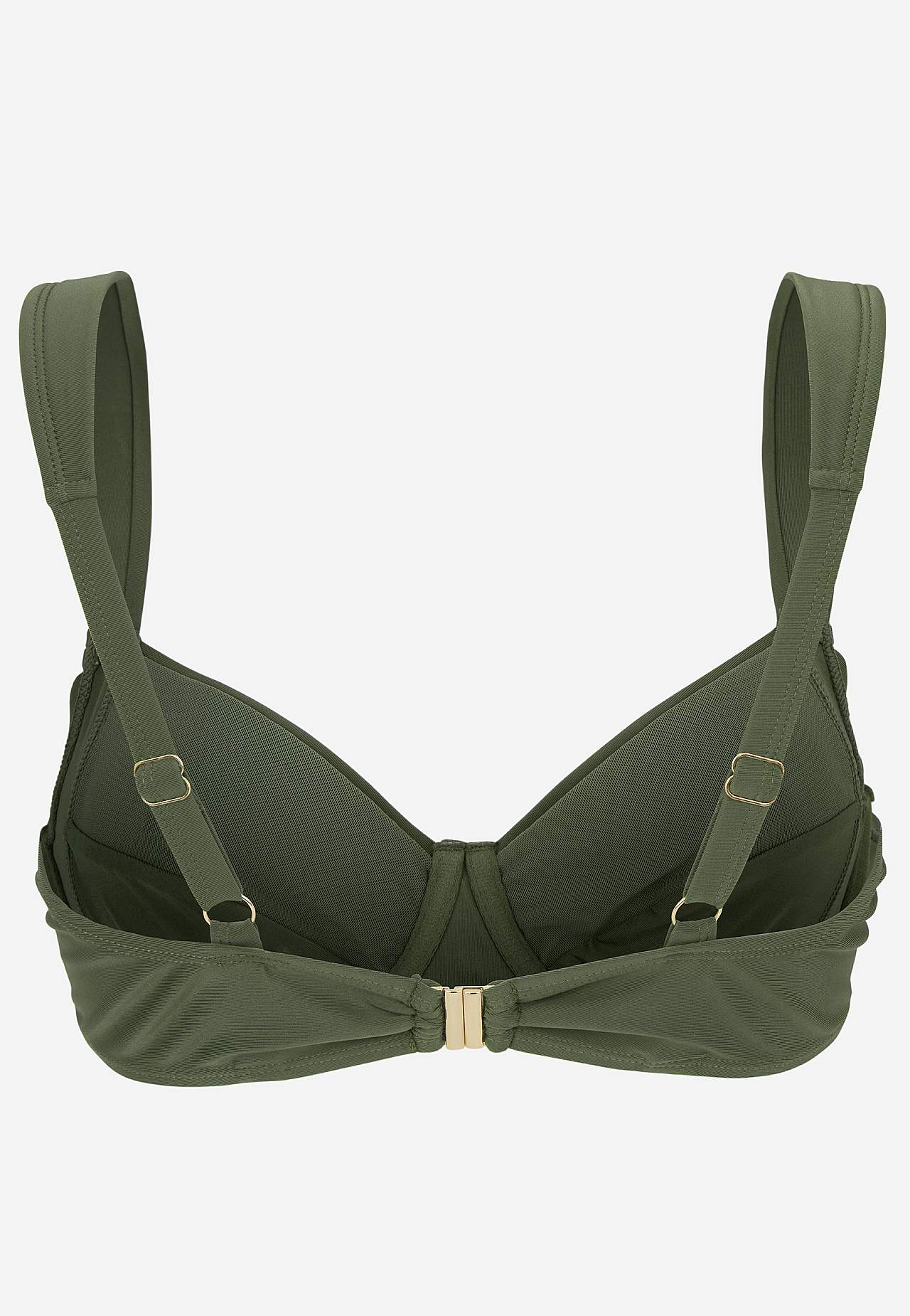 Effen-gekleurde bikini beha